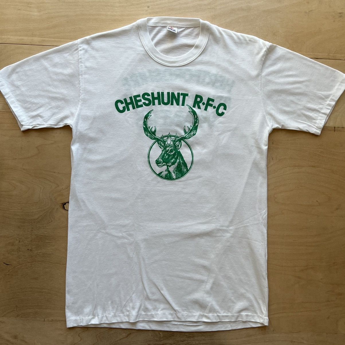 Vintage Vintage Cheshunt Rugby Club Shirt XL White 80s Hertfordshire ...