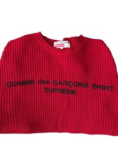 Comme Des Garcons Supreme Cdg Shirt Sweater Grailed