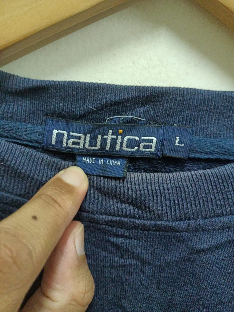 Nautica Vintage 90s Nautica Sweatshirt Size US L / EU 52-54 / 3 - 3 Thumbnail