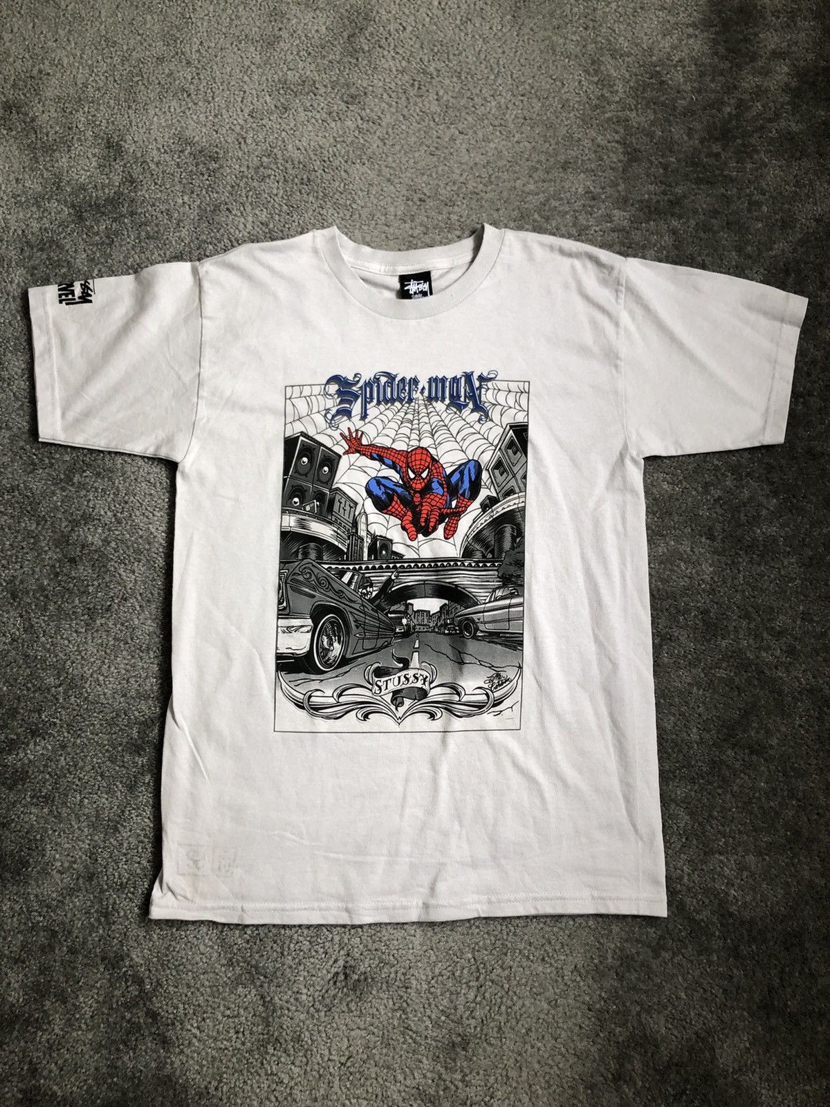 Stussy Stussy x Marvel Spider-Man Tee 2011 | Grailed