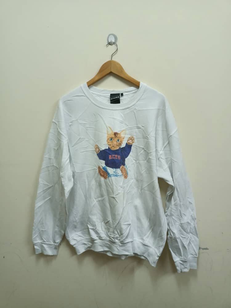 Beams Plus Beams cat printed sweatshirt Size US L / EU 52-54 / 3 - 1 Thumbnail