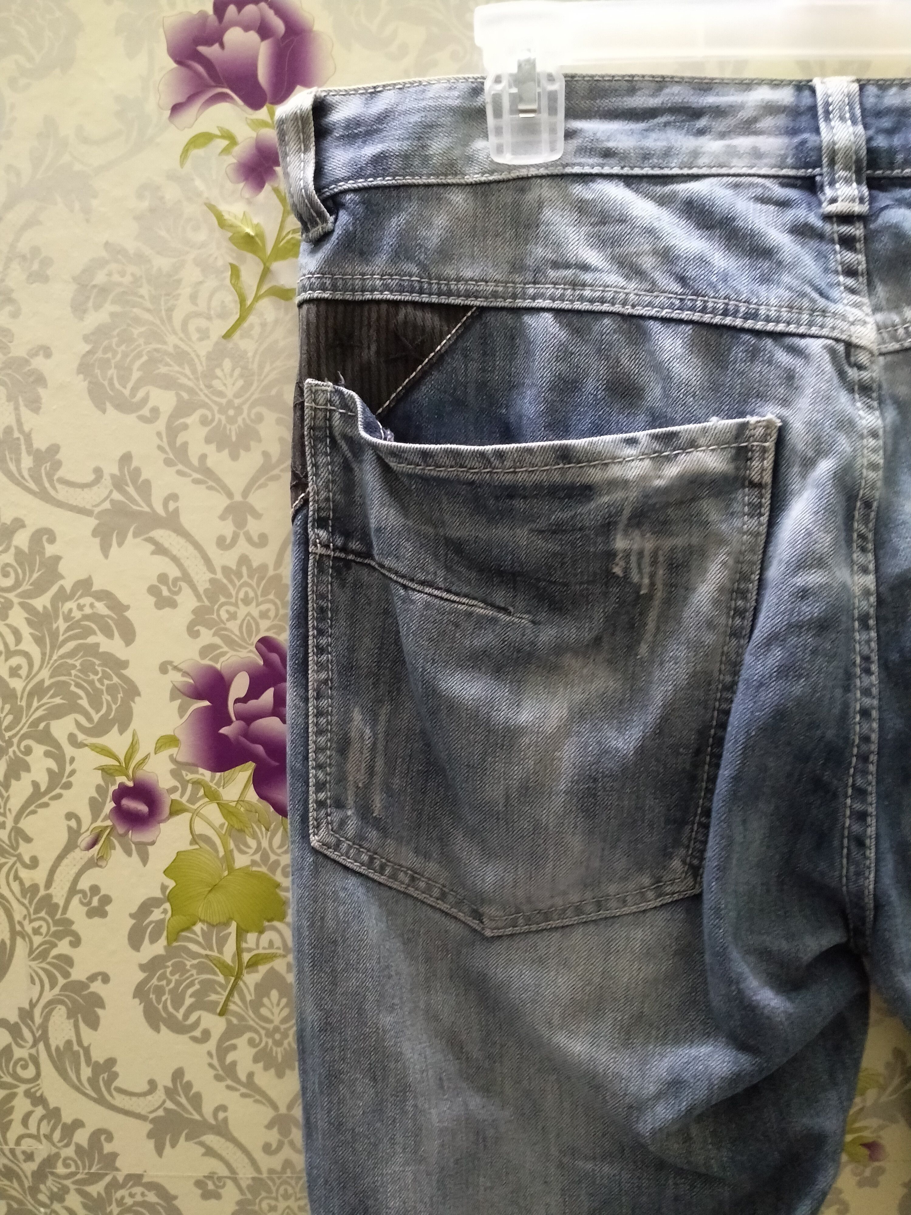 Japanese Brand PRIMIUM DENIM JEANS SEAN JOHN EMBROIDERY LOGO Size US 34 / EU 50 - 4 Thumbnail