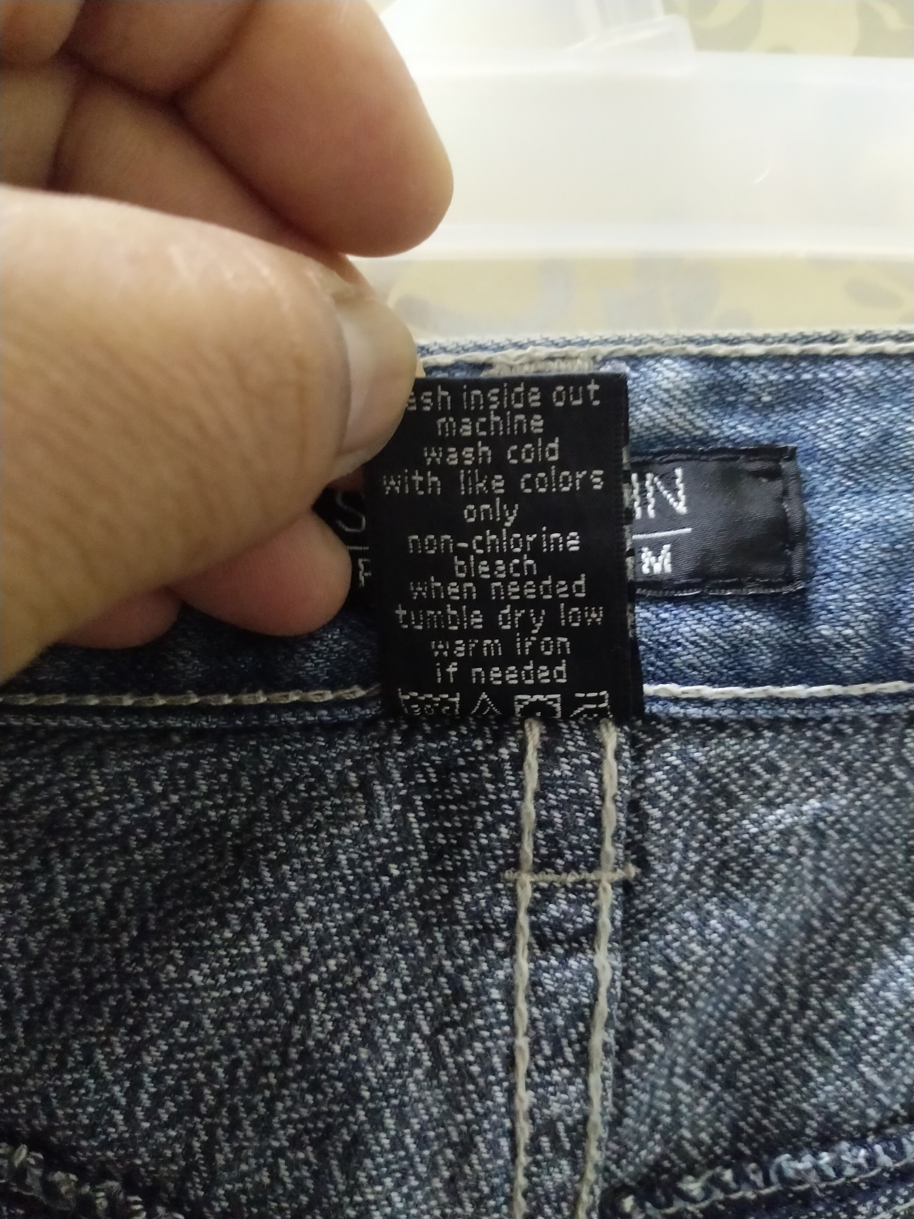 Japanese Brand PRIMIUM DENIM JEANS SEAN JOHN EMBROIDERY LOGO Size US 34 / EU 50 - 15 Thumbnail