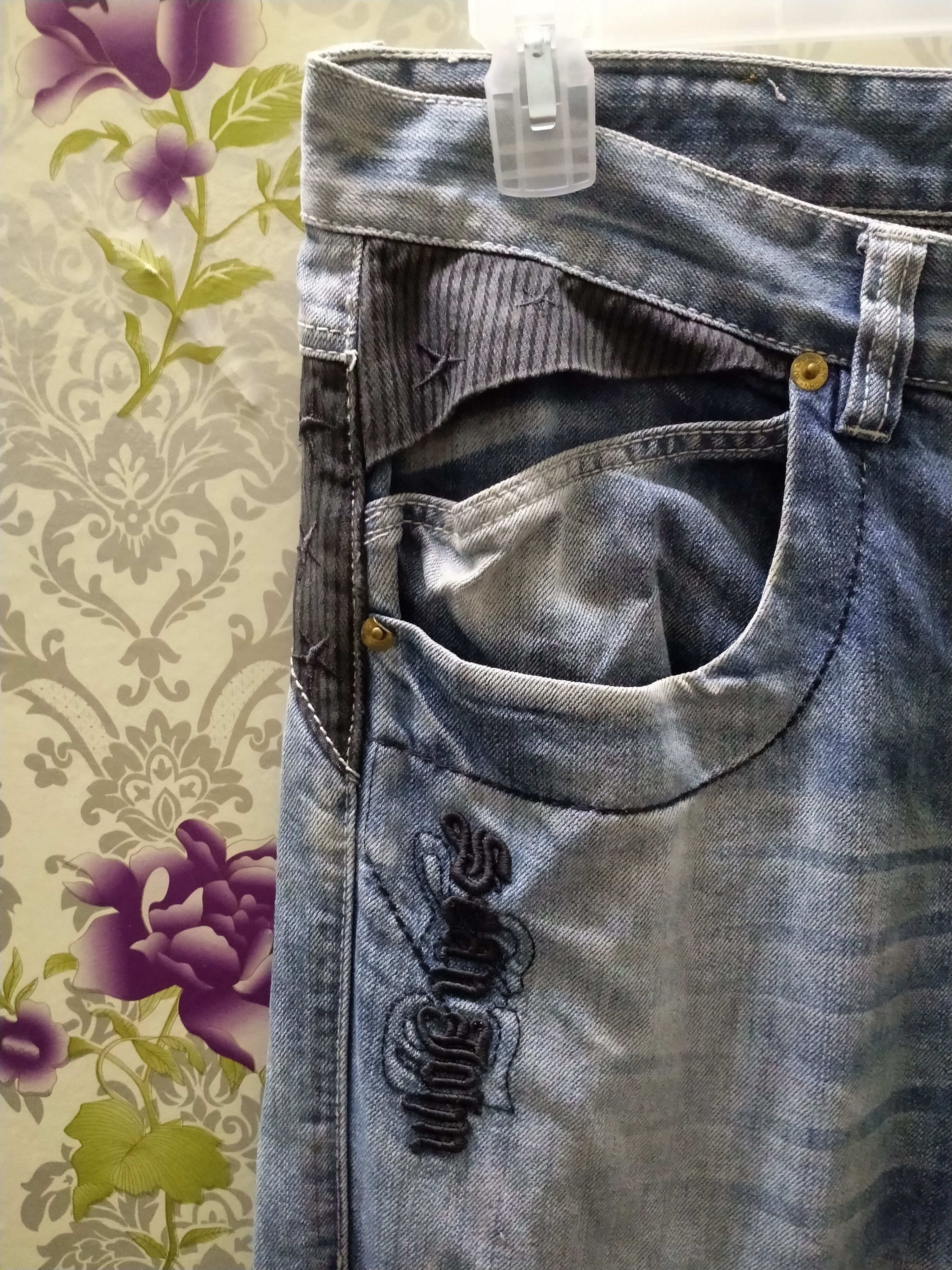 Japanese Brand PRIMIUM DENIM JEANS SEAN JOHN EMBROIDERY LOGO Size US 34 / EU 50 - 11 Thumbnail
