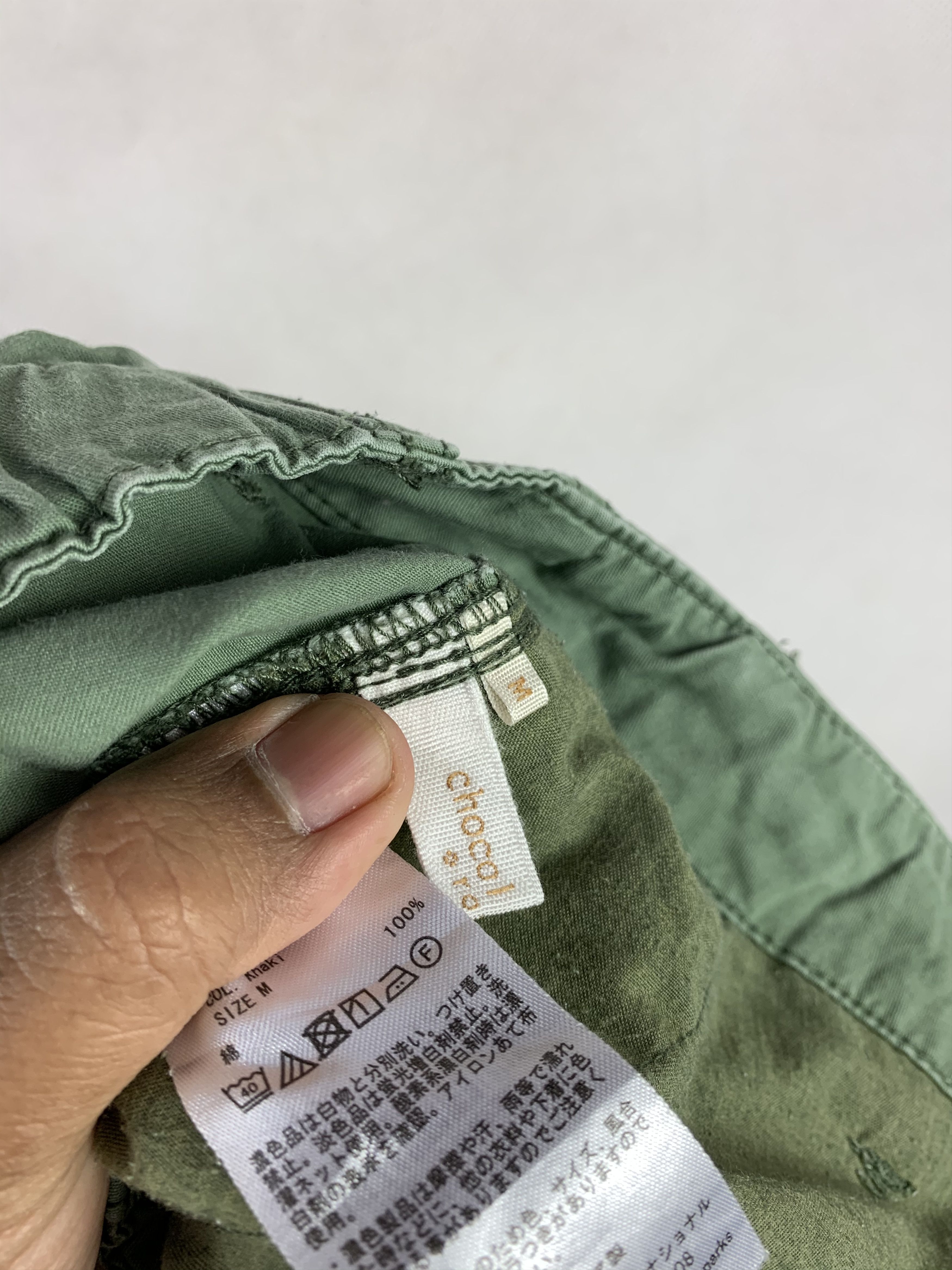 Japanese Brand 🔥Raffine Green Army Vintage Style Pants Size US 28 / EU 44 - 8 Thumbnail