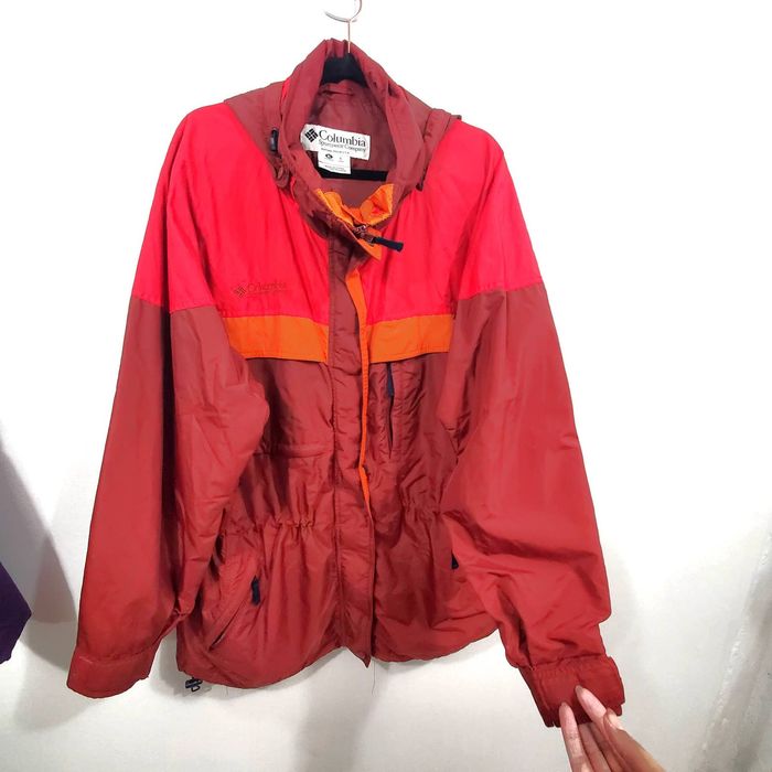 Columbia Columbia Core Interchange Hooded Red/Orange Jacket XL | Grailed