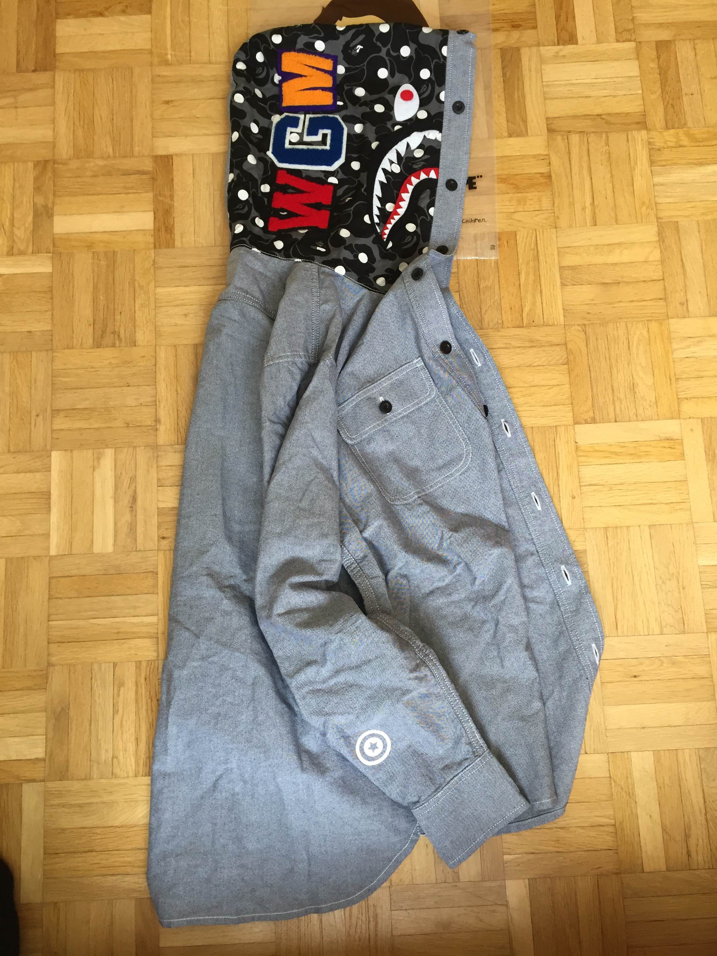 Bape Bape Shark Lion Shirt Hoodie Grailed