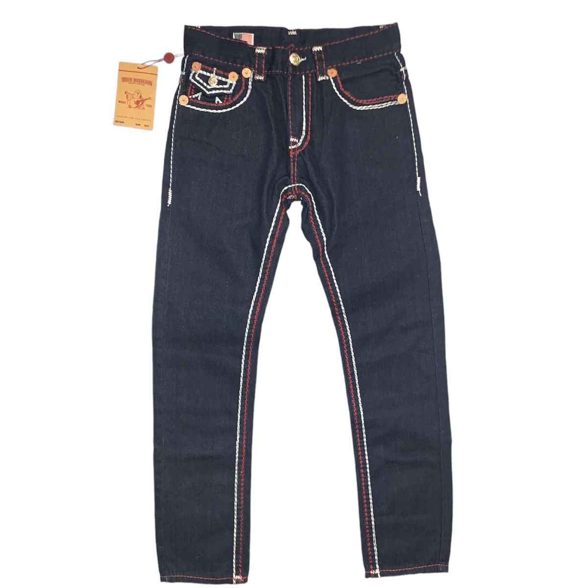 True Religion × Vintage True Religion Thick Stitch Jeans Size US 30 / EU 46 - 3 Thumbnail