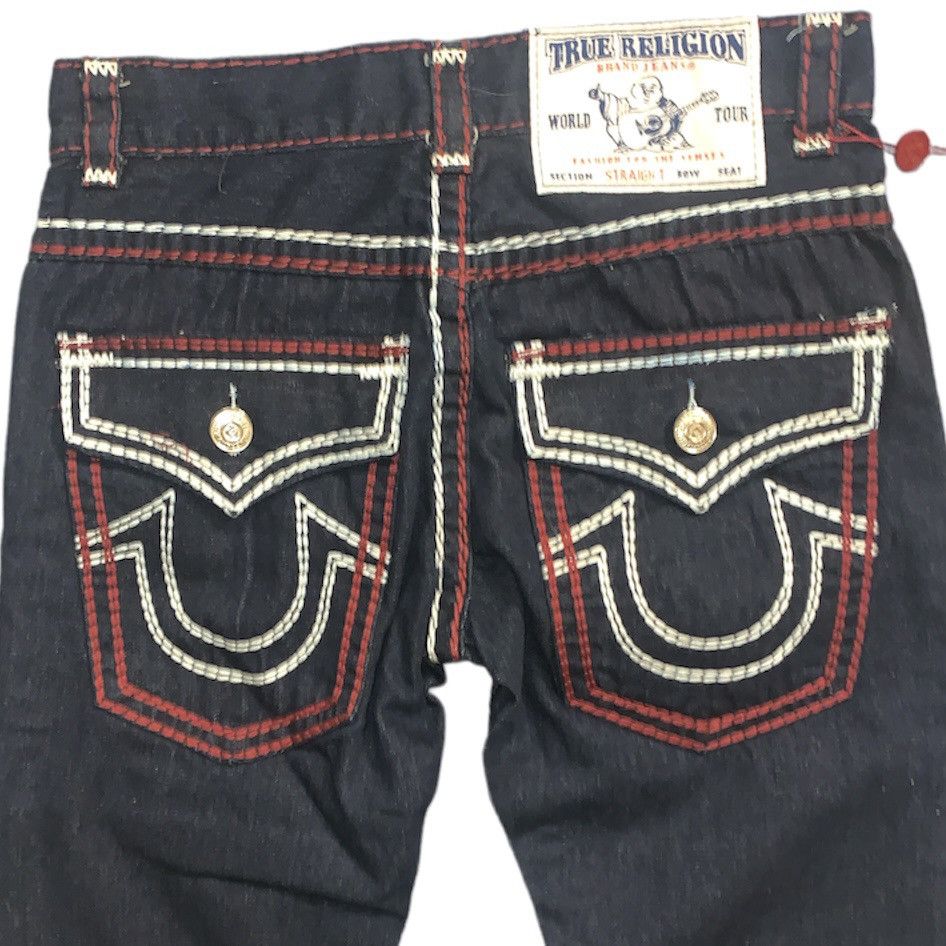 True Religion × Vintage True Religion Thick Stitch Jeans Size US 30 / EU 46 - 2 Thumbnail