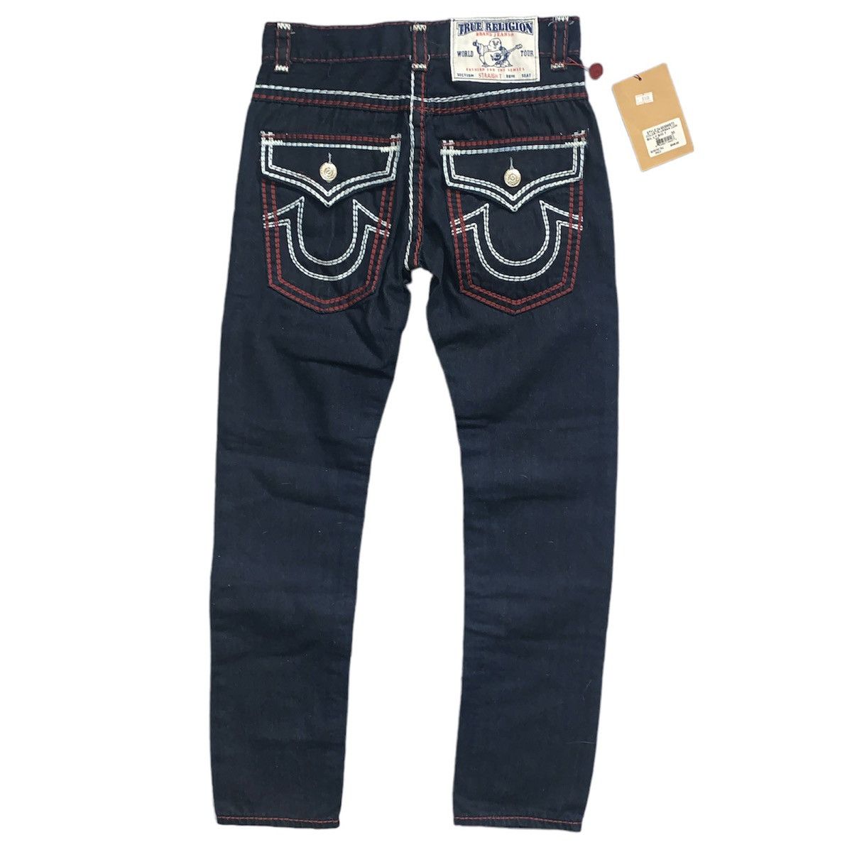 True Religion × Vintage True Religion Thick Stitch Jeans Size US 30 / EU 46 - 4 Thumbnail