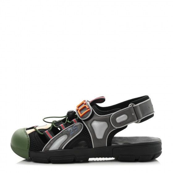 Gucci GUCCI Mesh Fabric Mens Tinsel Sport Sandals Grailed