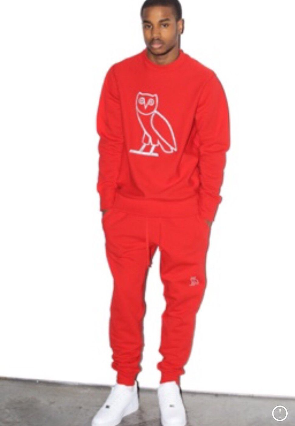 Drake OVO SILVER OWL RED OG OWL CREWNECK RARE AND VINTAGE ❤️🦉 Size US L / EU 52-54 / 3 - 3 Thumbnail