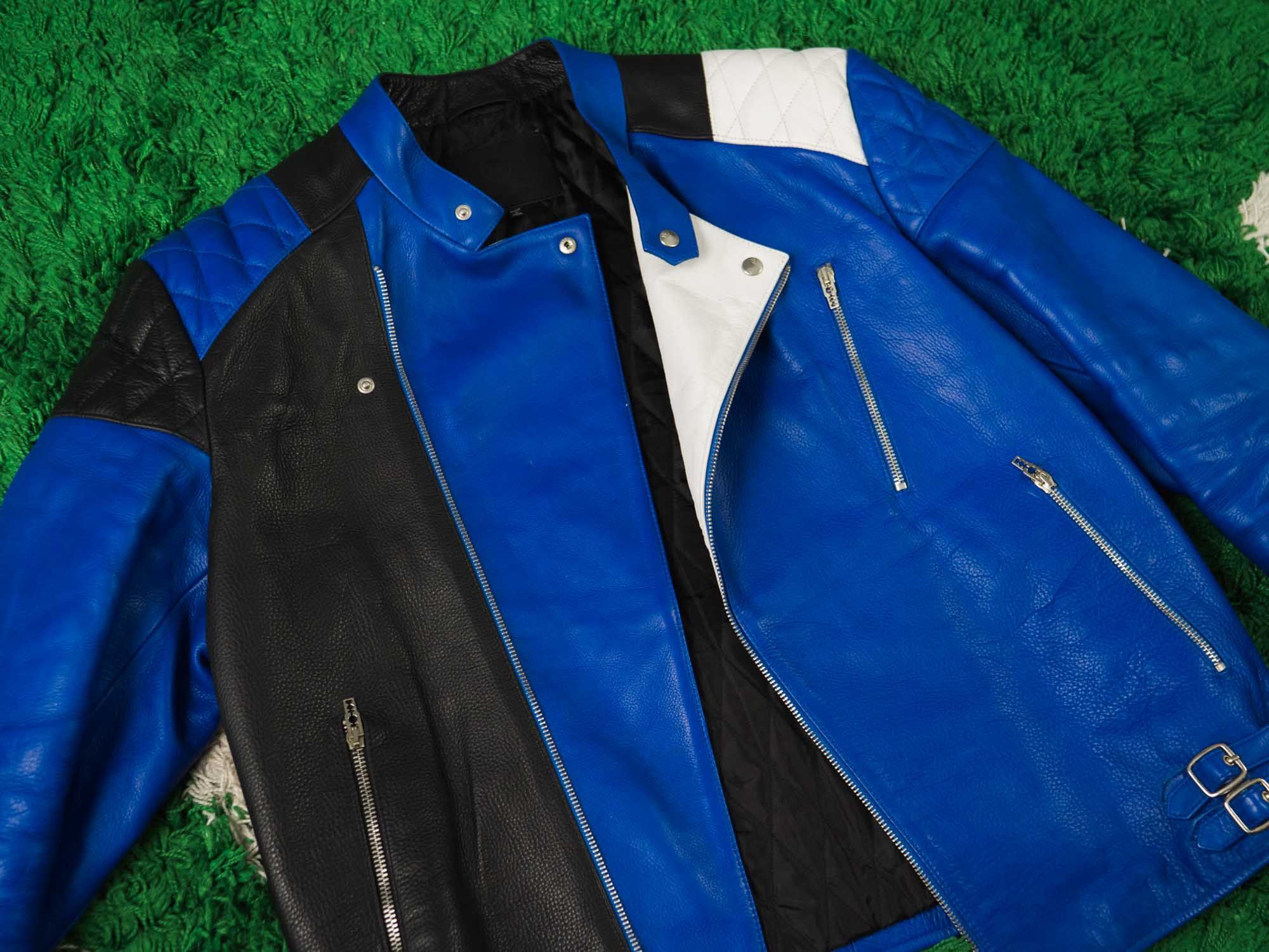 Alexander McQueen RARE 2014 Alexandem McQueen Moto Biker Leather Jacket Razor Size US L / EU 52-54 / 3 - 5 Thumbnail