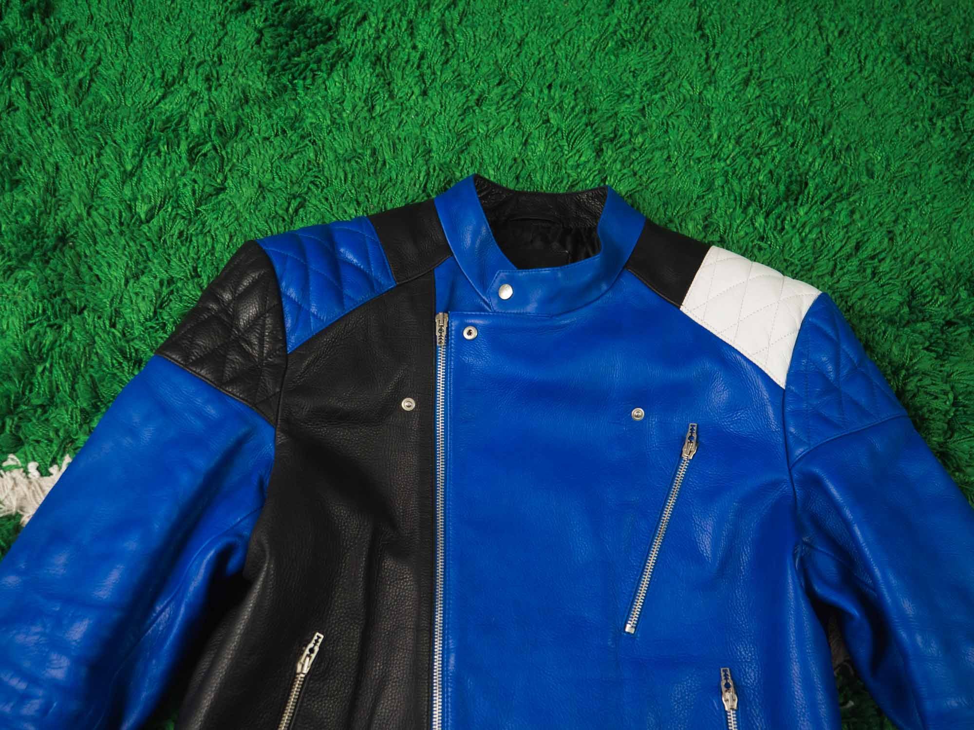 Alexander McQueen RARE 2014 Alexandem McQueen Moto Biker Leather Jacket Razor Size US L / EU 52-54 / 3 - 3 Thumbnail