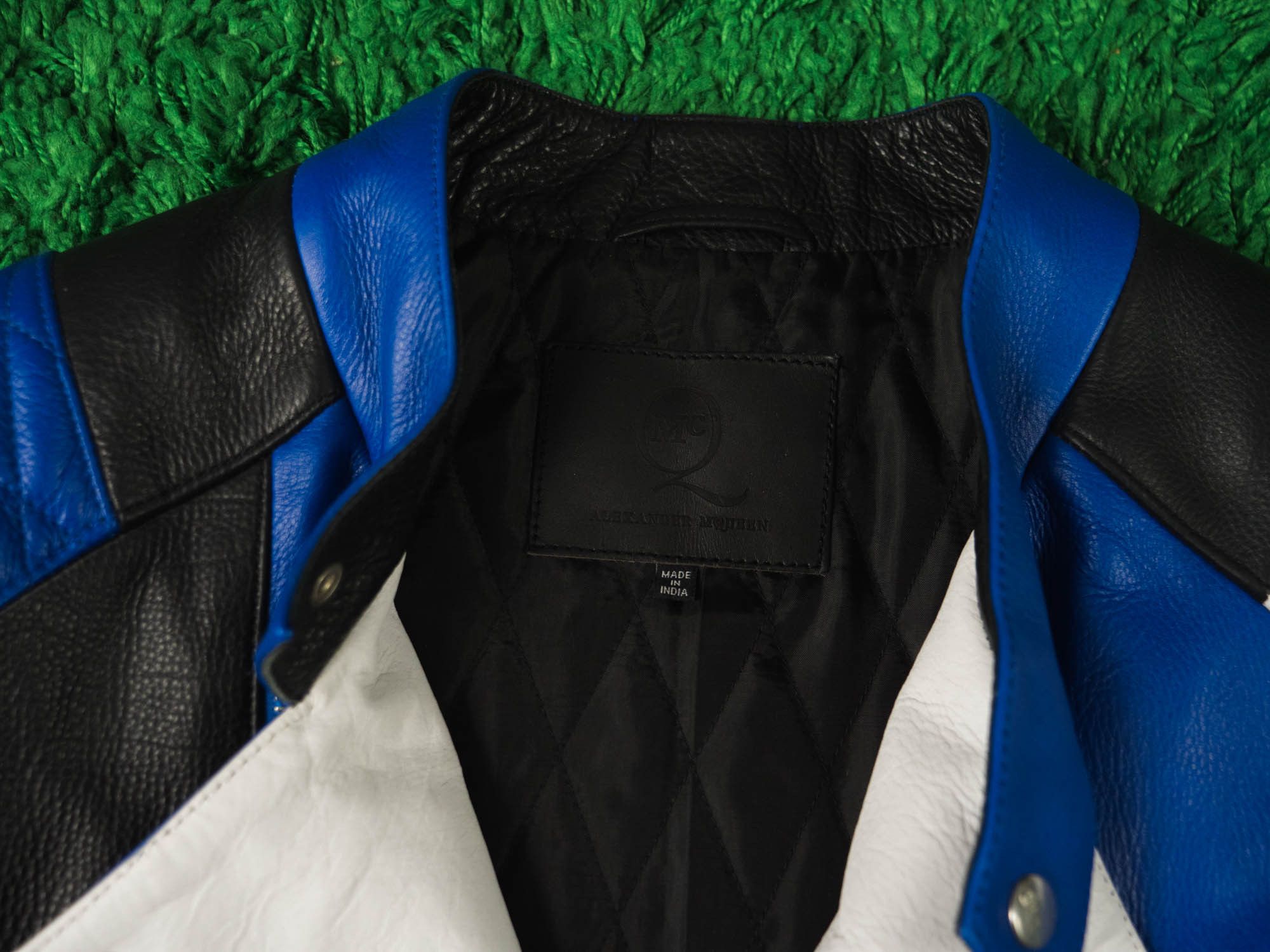Alexander McQueen RARE 2014 Alexandem McQueen Moto Biker Leather Jacket Razor Size US L / EU 52-54 / 3 - 6 Thumbnail