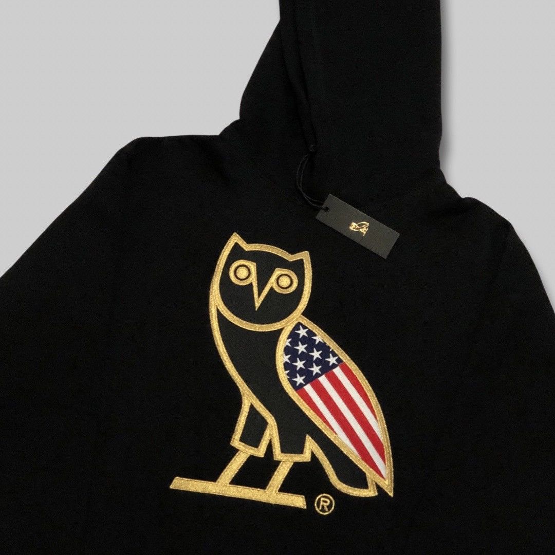 Drake OVO USA FLAG OG OWL HOODIE CHICAGO FLAGSHIP EXCLUSIVE Size US L / EU 52-54 / 3 - 2 Thumbnail