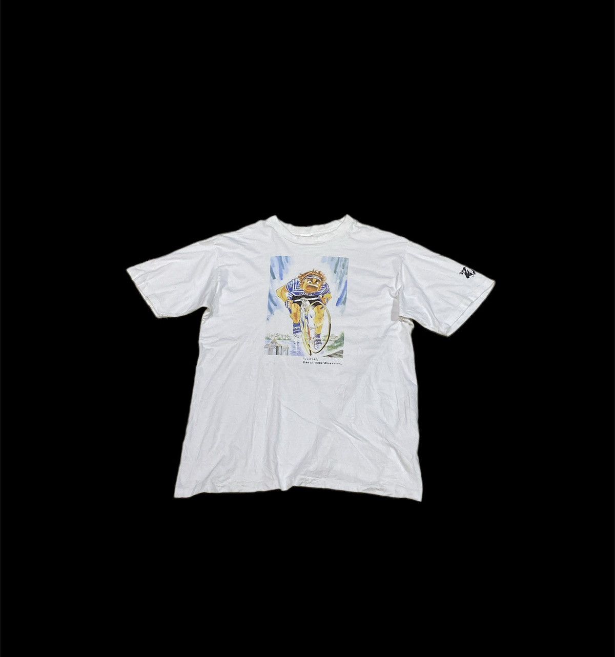 Vintage 90s Japan international bicycle Road Race tee Shirt