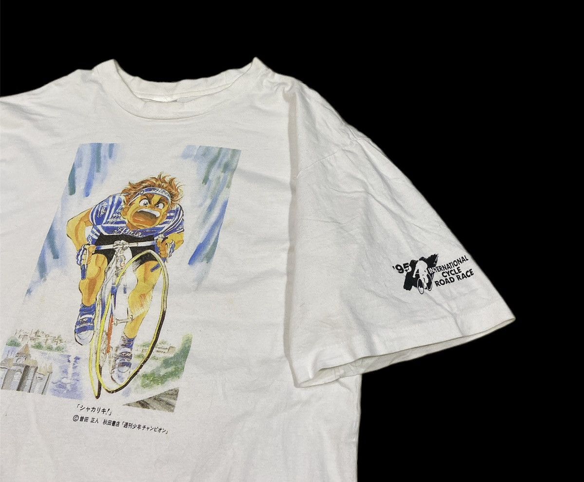 Japanese Brand × Vintage Vintage 90s Japan international bicycle Road Race tee Shirt Size US L / EU 52-54 / 3 - 4 Thumbnail