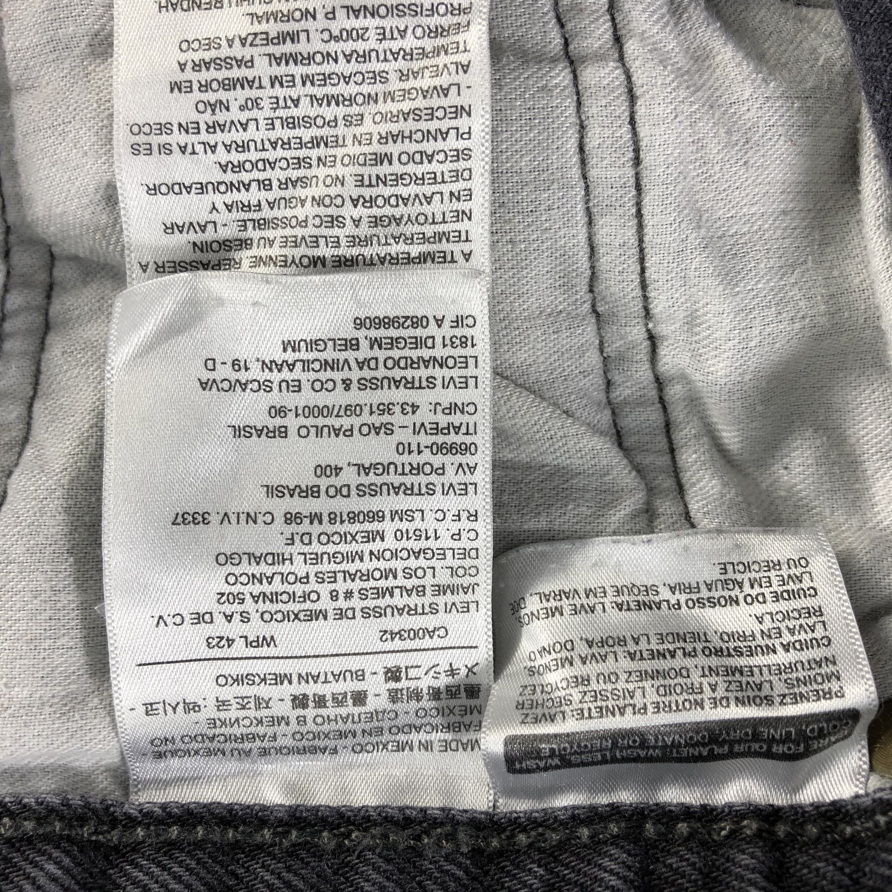 Levi's × Vintage Vintage Faded Black Levis 501 Jeans-J2515 Size US 35 - 12 Thumbnail