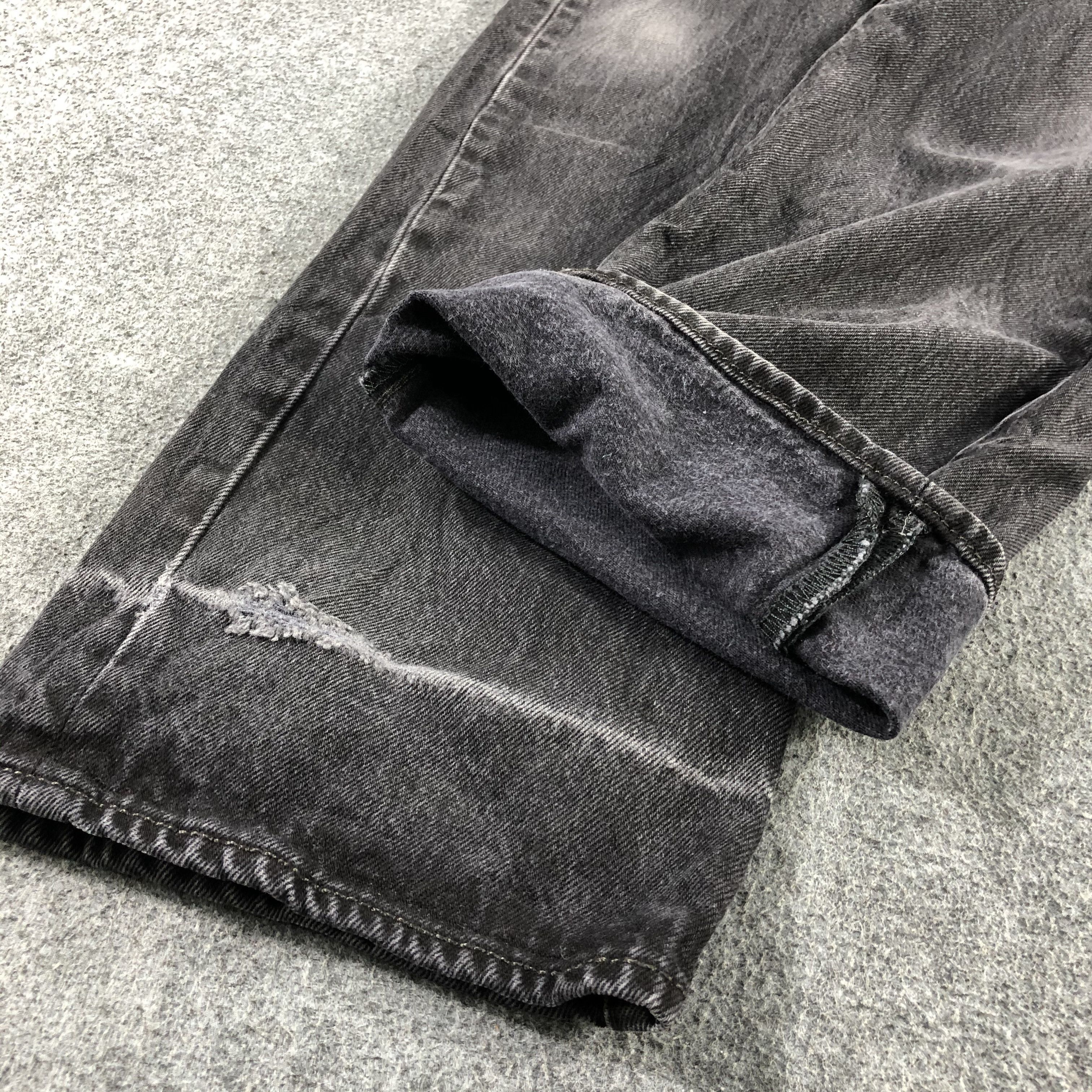 Levi's × Vintage Vintage Faded Black Levis 501 Jeans-J2515 Size US 35 - 8 Thumbnail