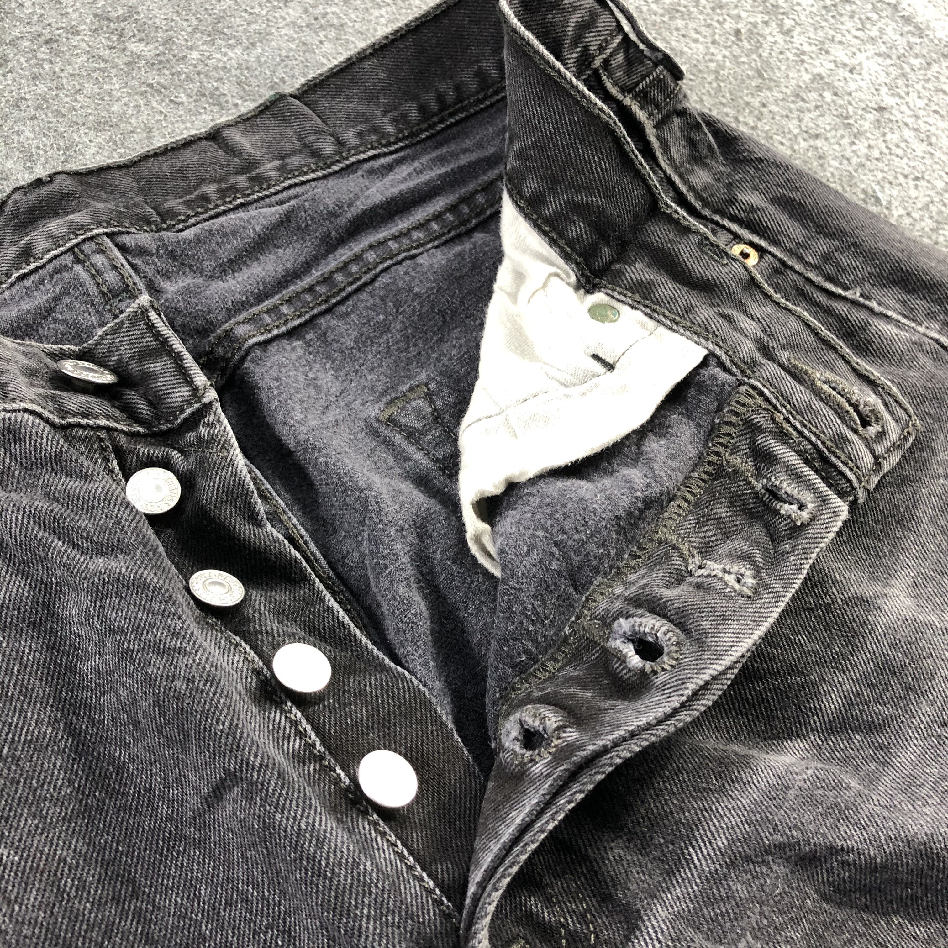 Levi's × Vintage Vintage Faded Black Levis 501 Jeans-J2515 Size US 35 - 10 Thumbnail