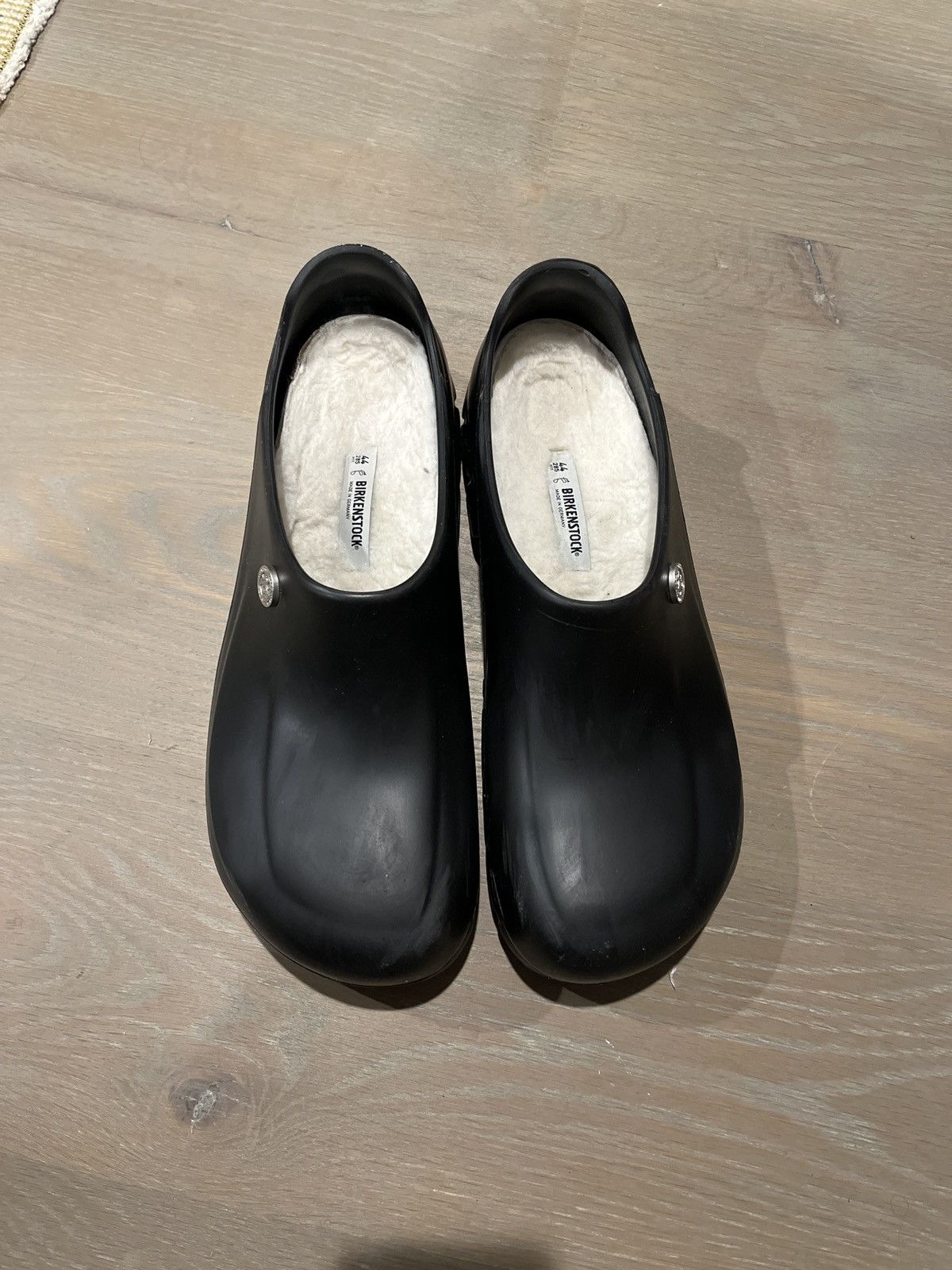 sheepskin birkenstock clogs