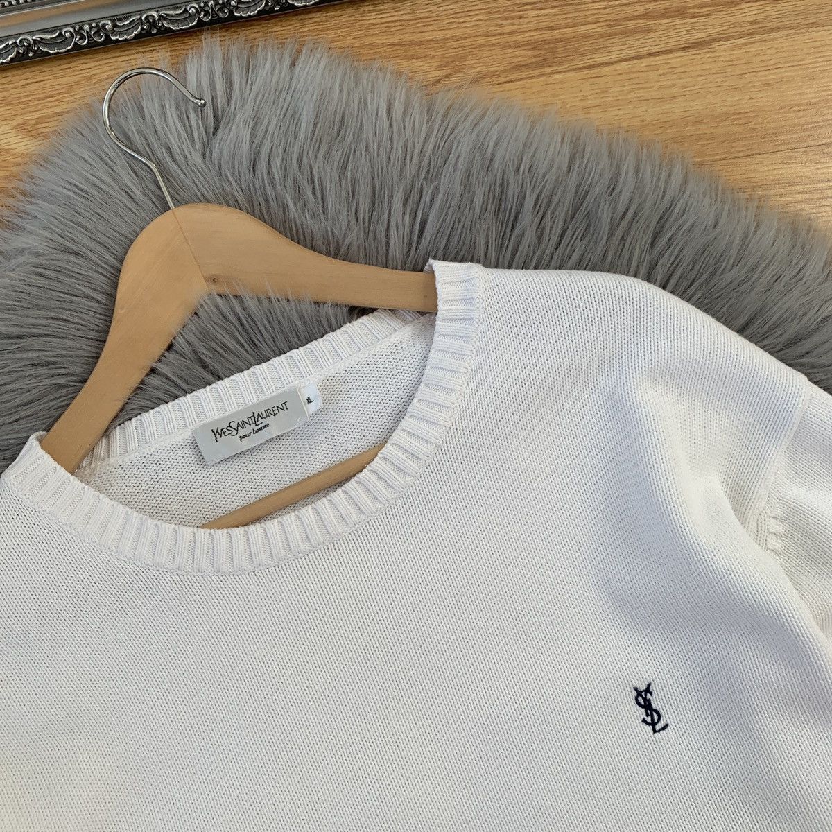 トップス YVES SAINT LAURENT vintage knit Yves Saint Laurent Men's YSL Vintage Tricots Knit Sweater