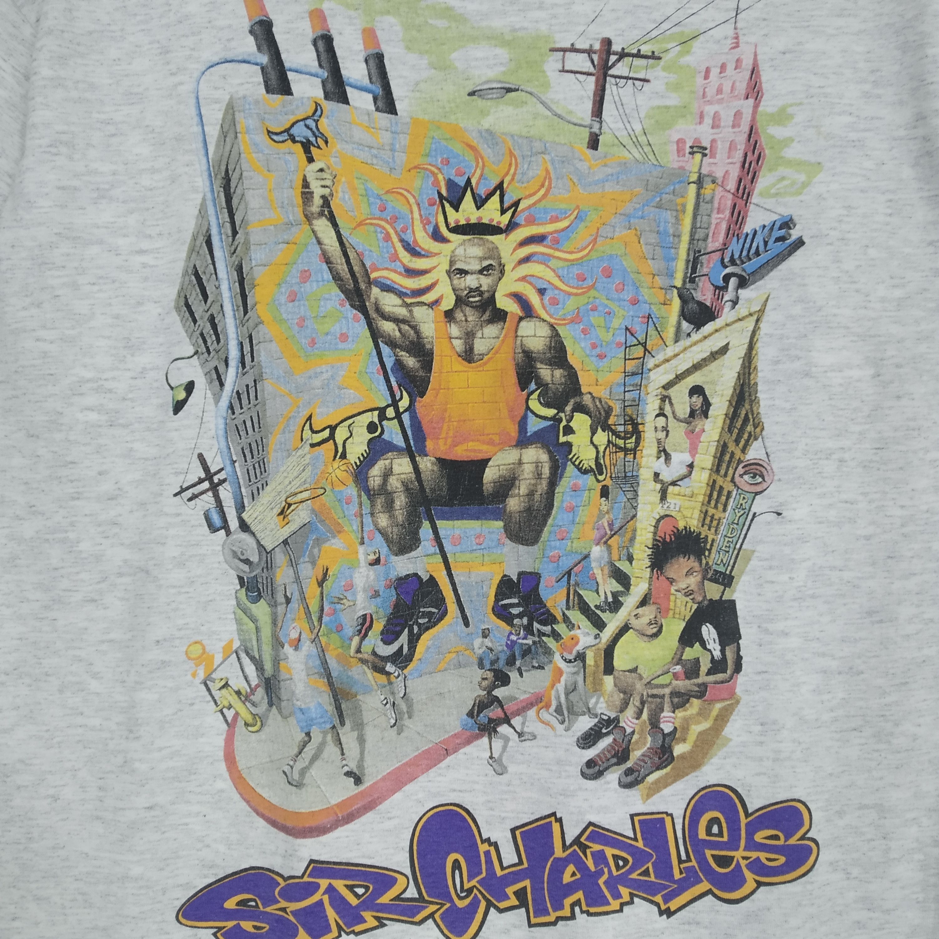 Nike Vintage Collection Nike Grey Tag Sir Charles Barkley USA Size US L / EU 52-54 / 3 - 5 Thumbnail