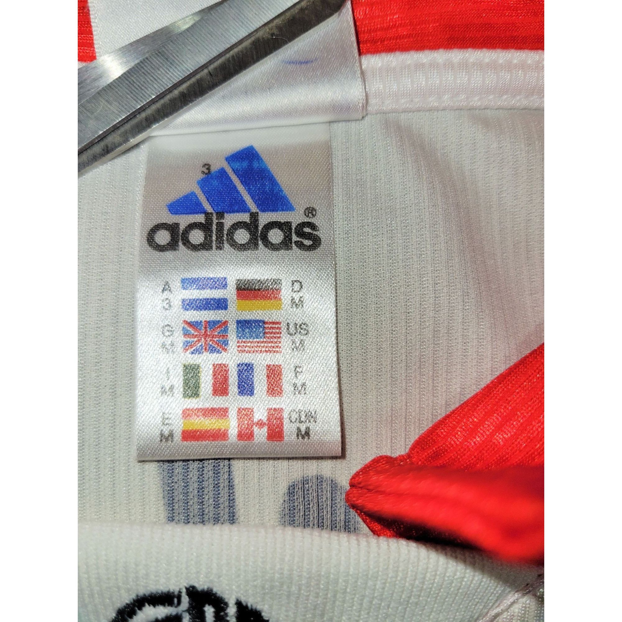 Adidas River Plate Adidas 1998 1999 2000 LTD EDITION Soccer Jersey Size US M / EU 48-50 / 2 - 6 Thumbnail