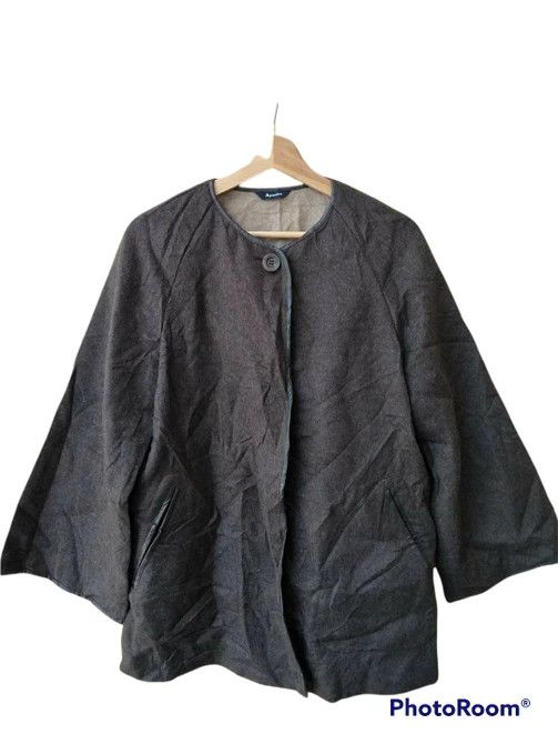 Aquascutum 🔥AQUASCUTUM LUXURIOUS Avant Garde Cloaks VAN NOTEN style Size M / US 6-8 / IT 42-44 - 1 Thumbnail