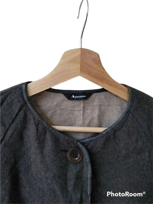 Aquascutum 🔥AQUASCUTUM LUXURIOUS Avant Garde Cloaks VAN NOTEN style Size M / US 6-8 / IT 42-44 - 5 Thumbnail