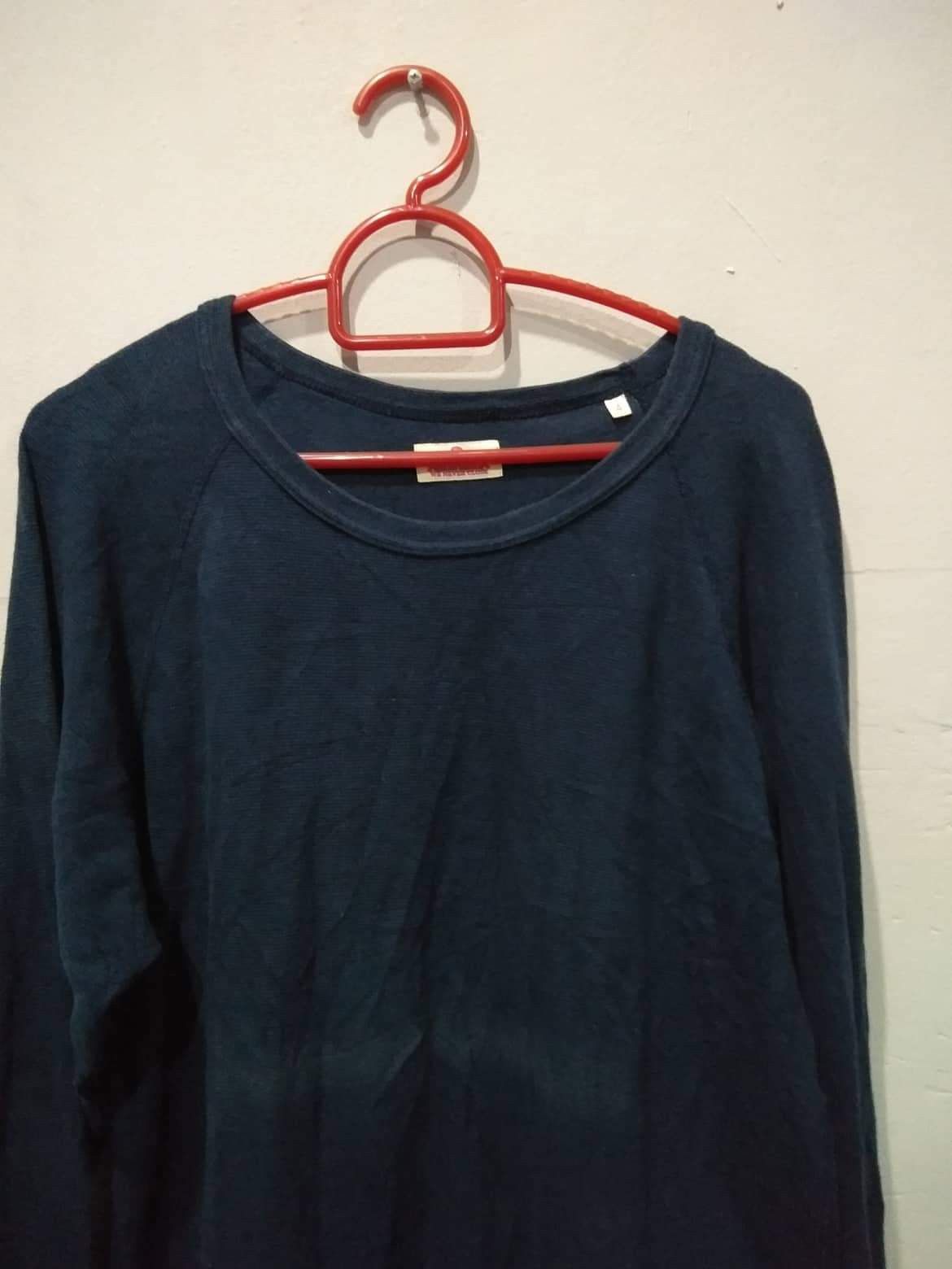 🔥🔥🔥HR Market Plain Blue Black SUNFADED Longsleeves Tee