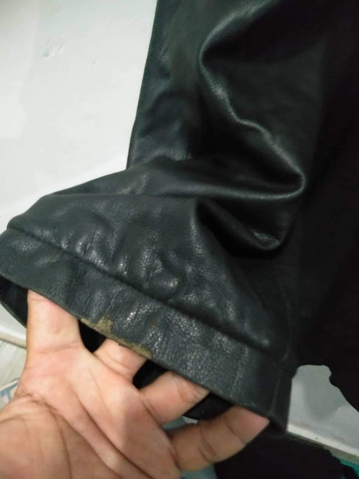 Branded Leather VINTAGE WEAR ON NO BUTTONED JACKETS JAPANESE 90s K SAISON Size XL / US 12-14 / IT 48-50 - 8 Thumbnail