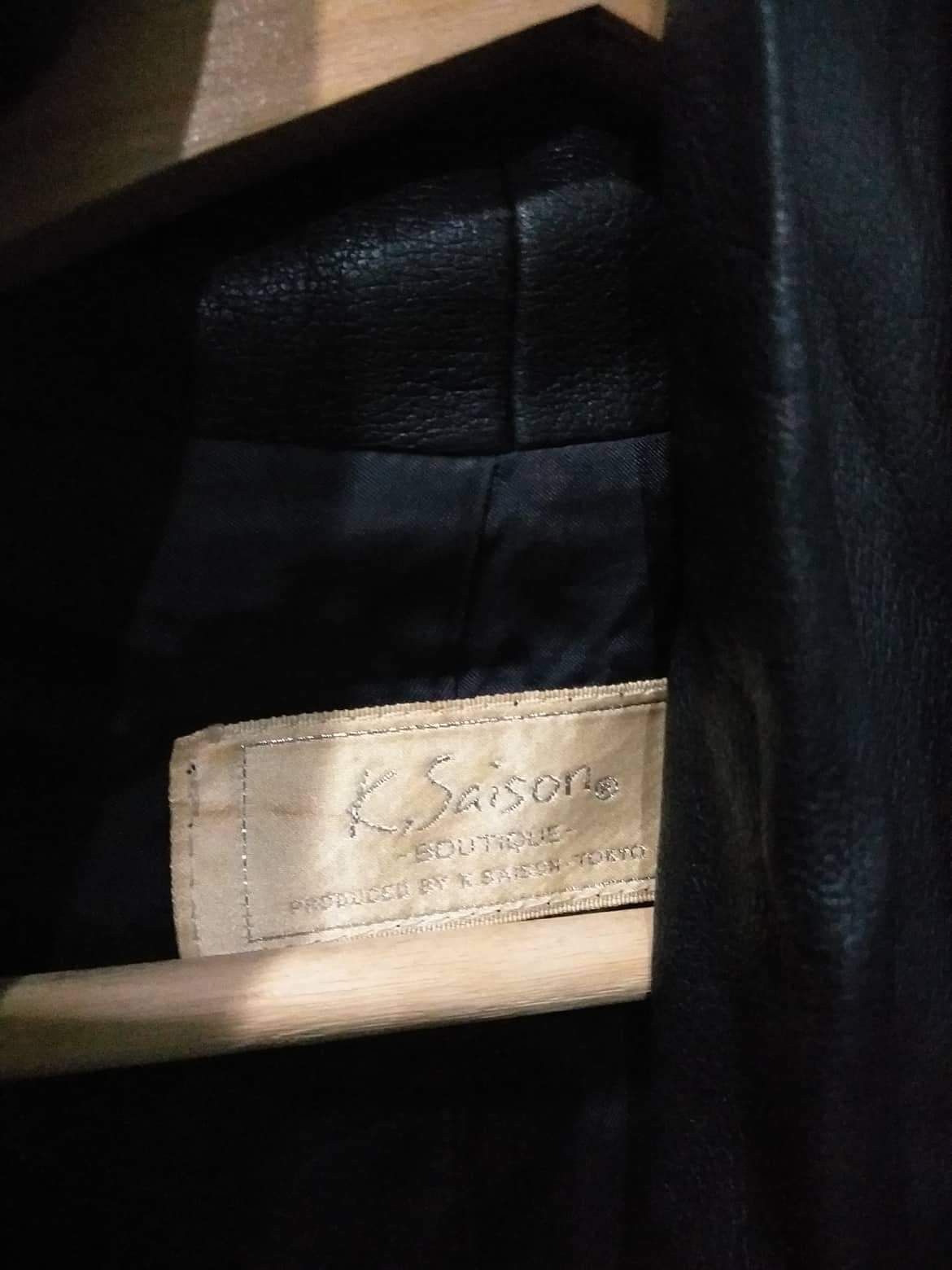 Branded Leather VINTAGE WEAR ON NO BUTTONED JACKETS JAPANESE 90s K SAISON Size XL / US 12-14 / IT 48-50 - 6 Thumbnail