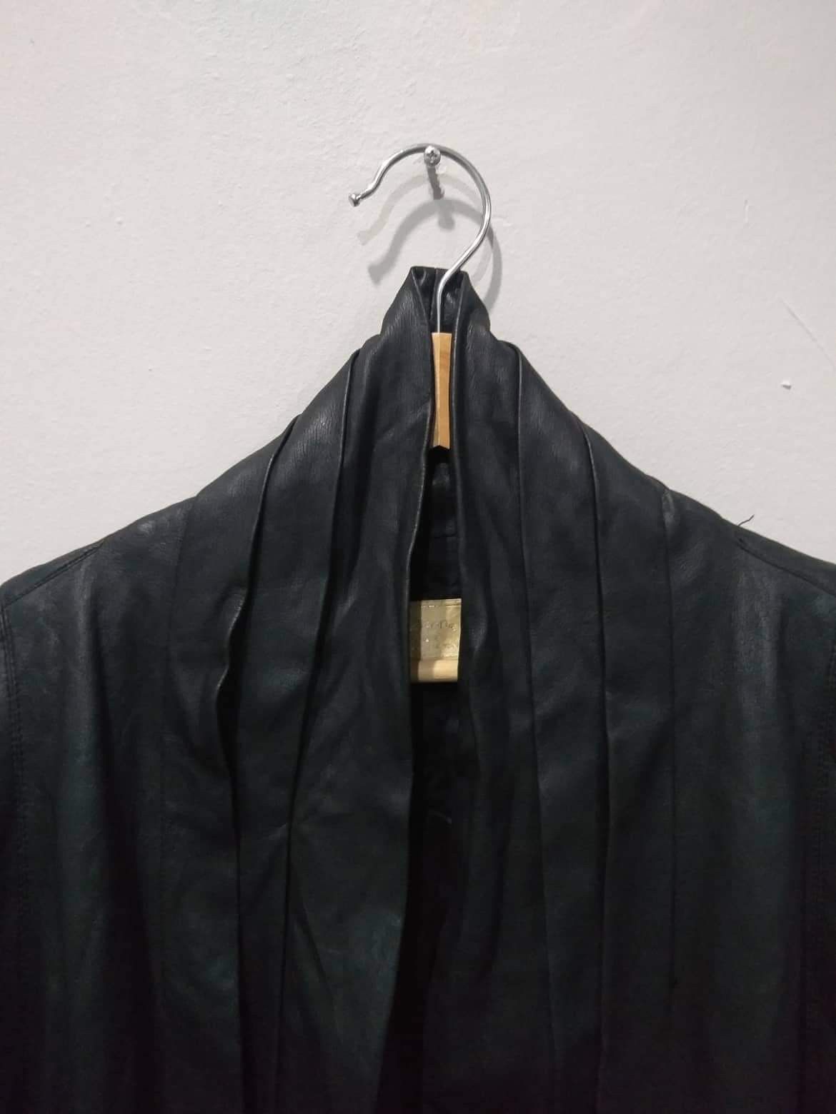 Branded Leather VINTAGE WEAR ON NO BUTTONED JACKETS JAPANESE 90s K SAISON Size XL / US 12-14 / IT 48-50 - 3 Thumbnail