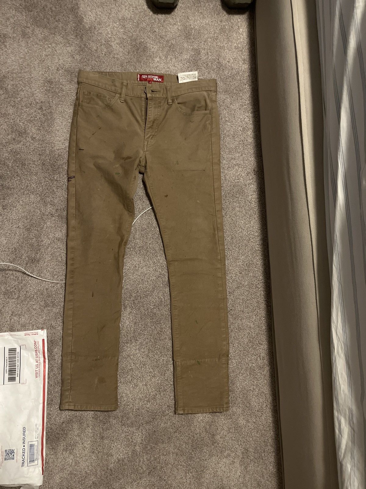 Junya Wantanabe paint splatter Levi’s