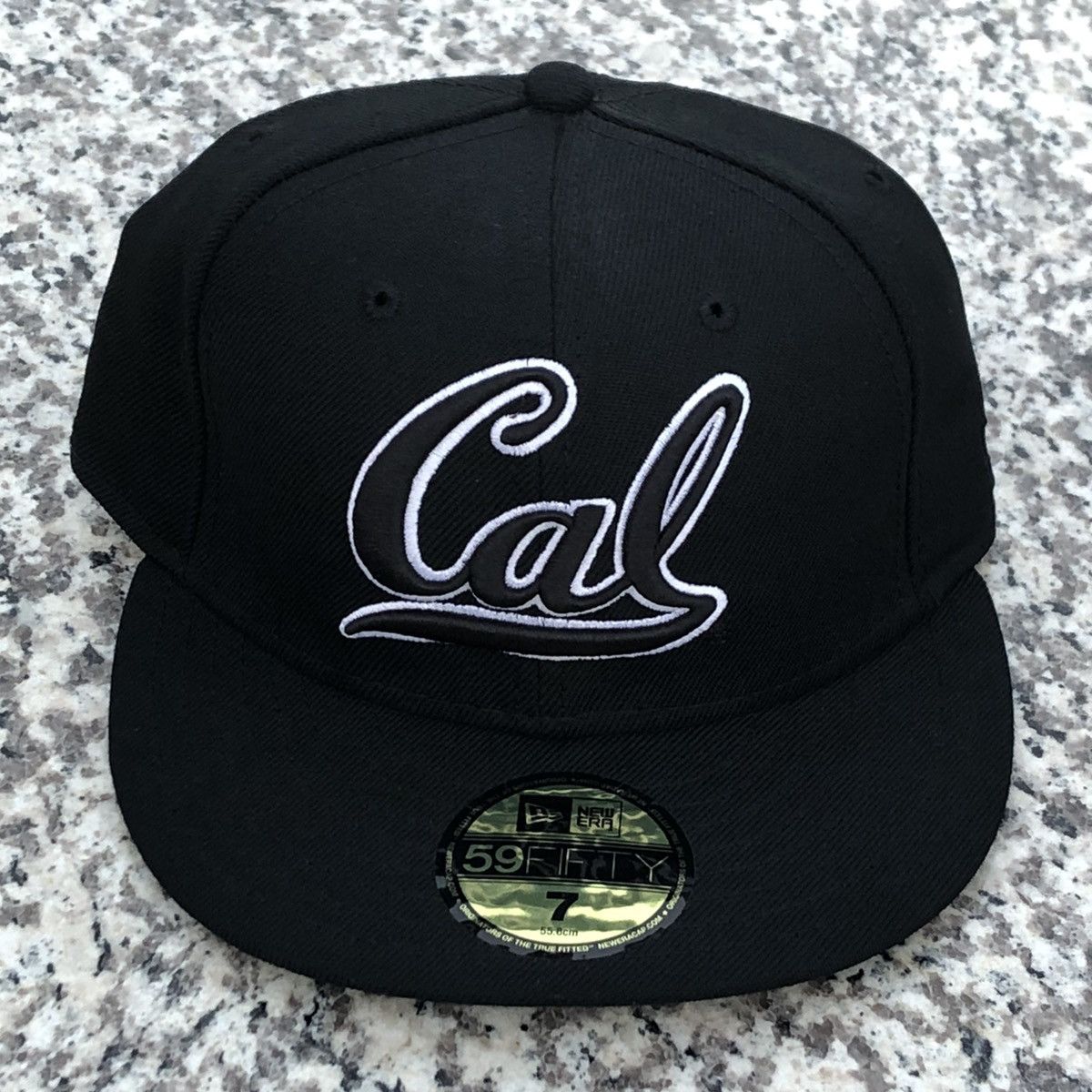 Casquette New Era 59Fifty UC Berkeley Golden Bears - Taille 7 1/4, Laine, Rayures Bleues - Neuf Avec étiquettes