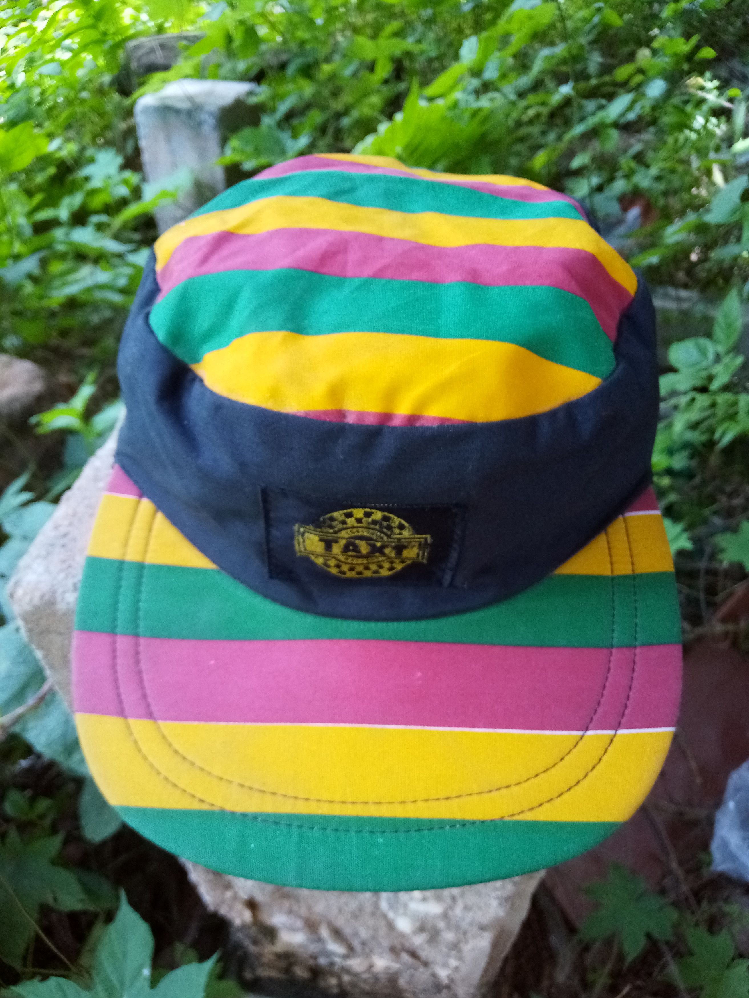 Vintage Vintage Taxi Hat Jamaica Rasta Fashion Size ONE SIZE - 1 Thumbnail