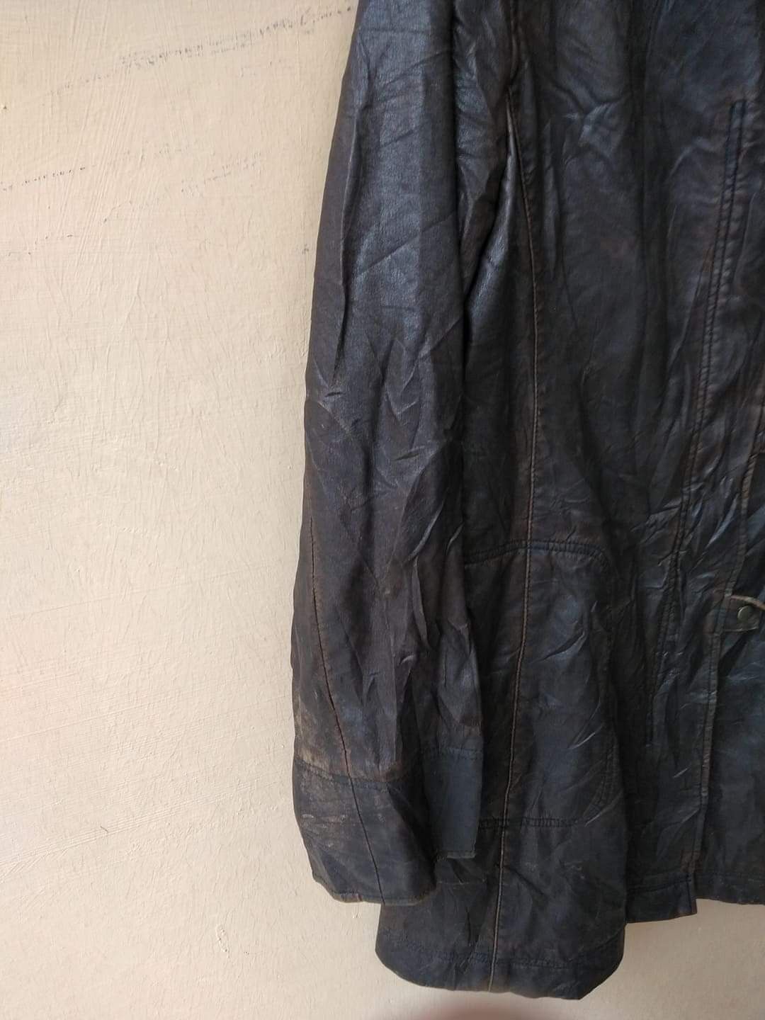 Japanese Brand Vintage 90s Sosho Leather Jackets Boho Avant Garde Size M / US 6-8 / IT 42-44 - 2 Thumbnail