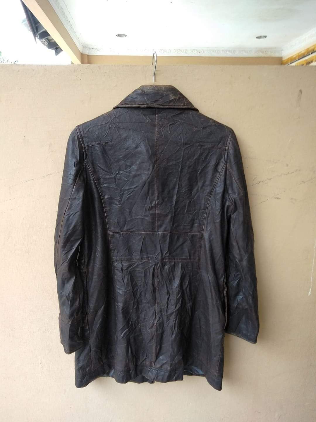 Japanese Brand Vintage 90s Sosho Leather Jackets Boho Avant Garde Size M / US 6-8 / IT 42-44 - 6 Thumbnail