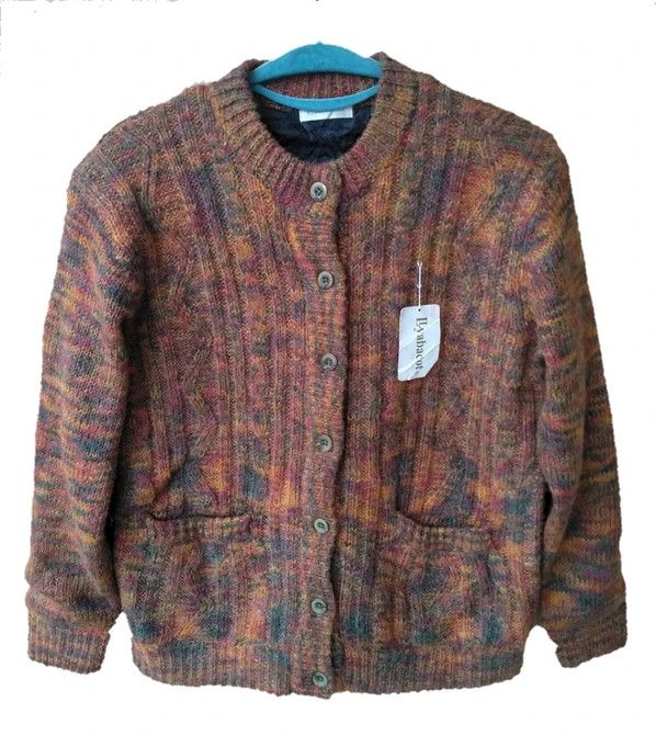 Japanese Brand 🔥90s DEADSTOCK LLYABACOT BUTTONED WOOL KNITWEAR Size M / US 6-8 / IT 42-44 - 1 Thumbnail