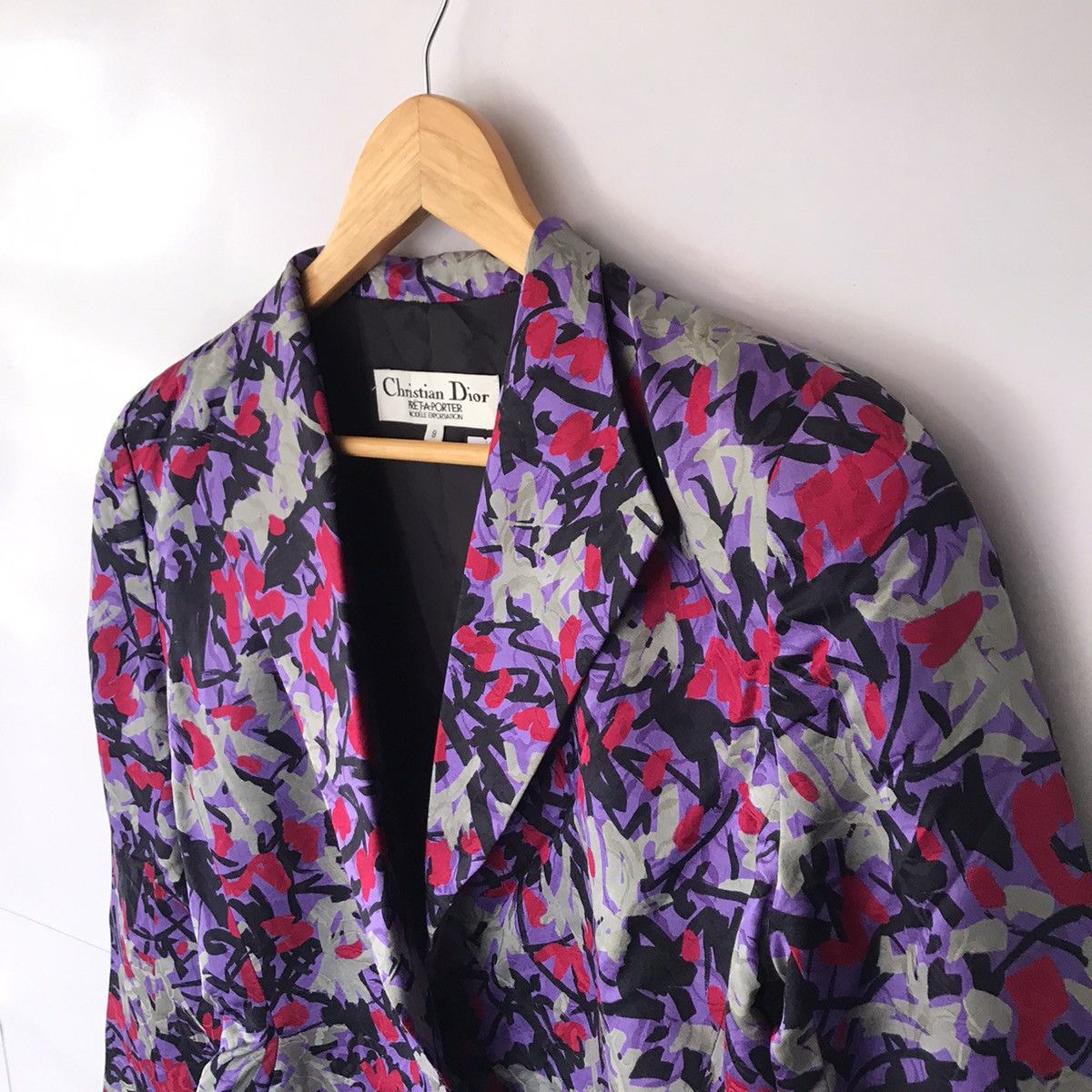 Christian Dior Monsieur × Vintage Christian Dior Multicolour Woman Blazer Jacket Size S / US 4 / IT 40 - 4 Thumbnail