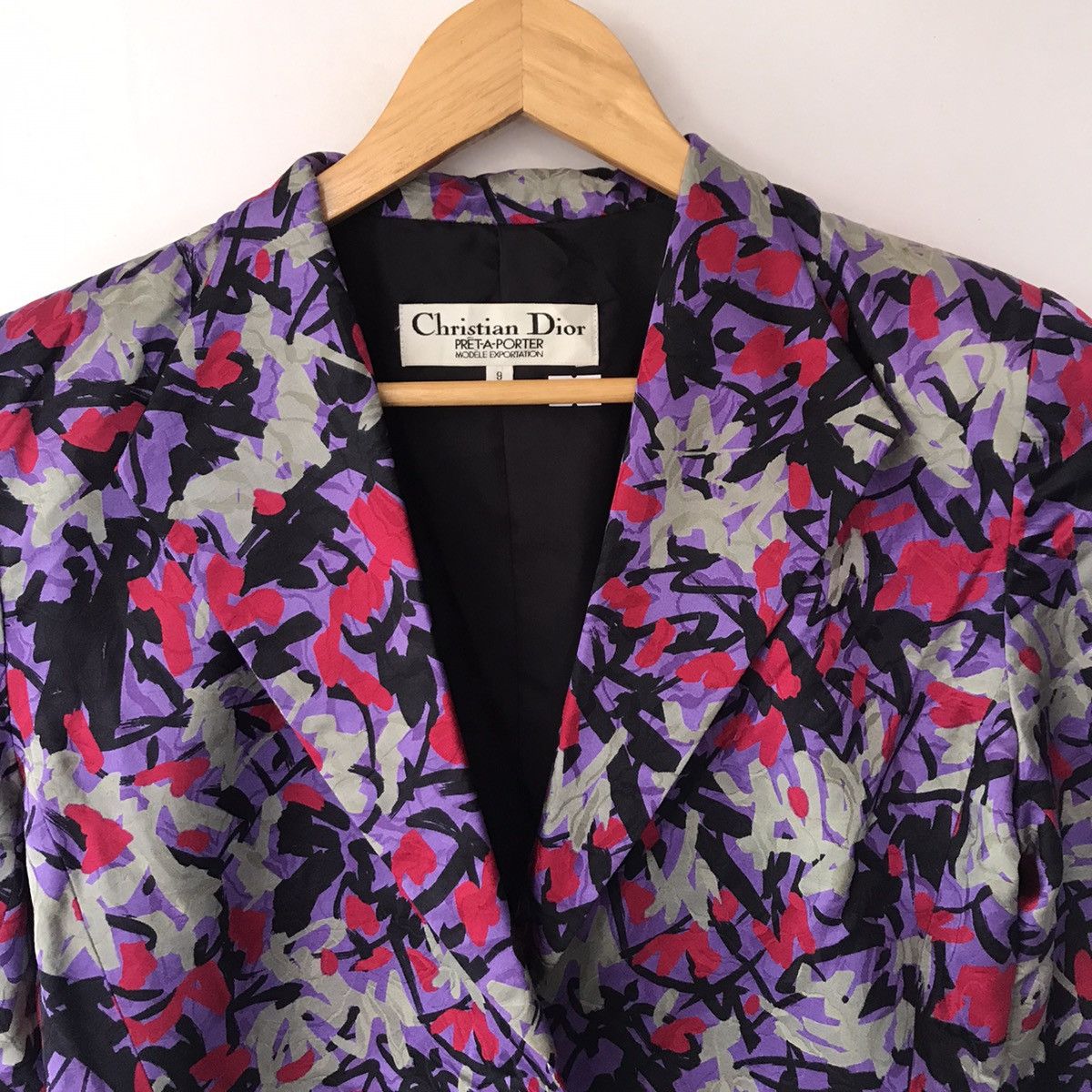 Christian Dior Monsieur × Vintage Christian Dior Multicolour Woman Blazer Jacket Size S / US 4 / IT 40 - 2 Thumbnail