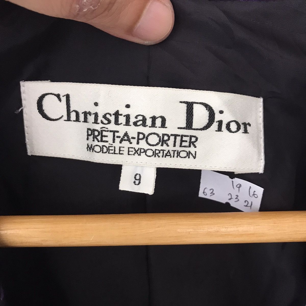 Christian Dior Monsieur × Vintage Christian Dior Multicolour Woman Blazer Jacket Size S / US 4 / IT 40 - 7 Thumbnail