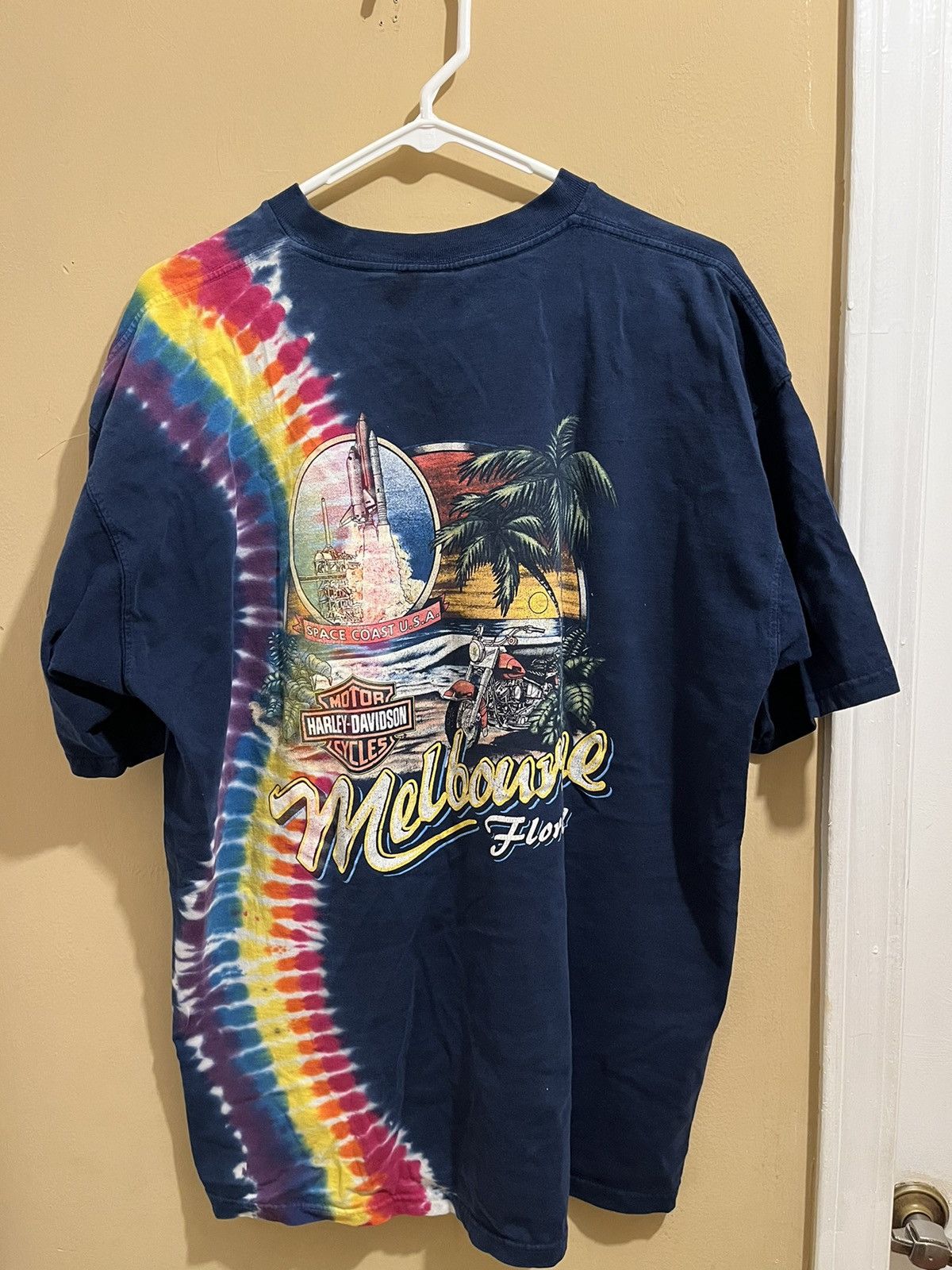 Harley Davidson × Vintage Rare Harley Davidson Tye dye tee Size US L / EU 52-54 / 3 - 2 Thumbnail