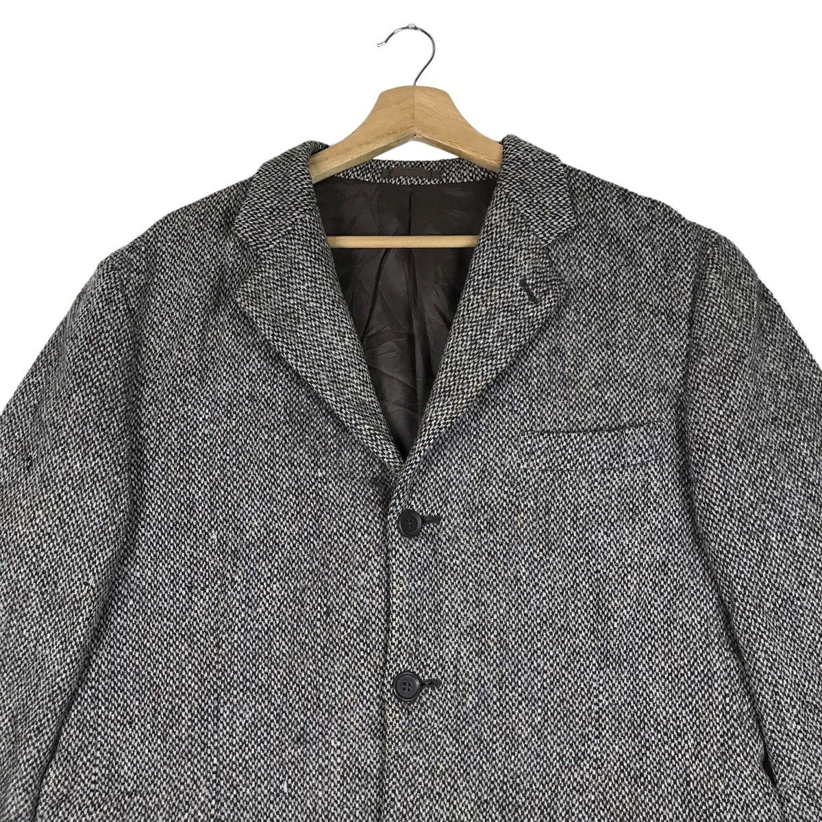 Vintage Arcede Wear Bleu Nuit Harry Tweed Pullover Jumper