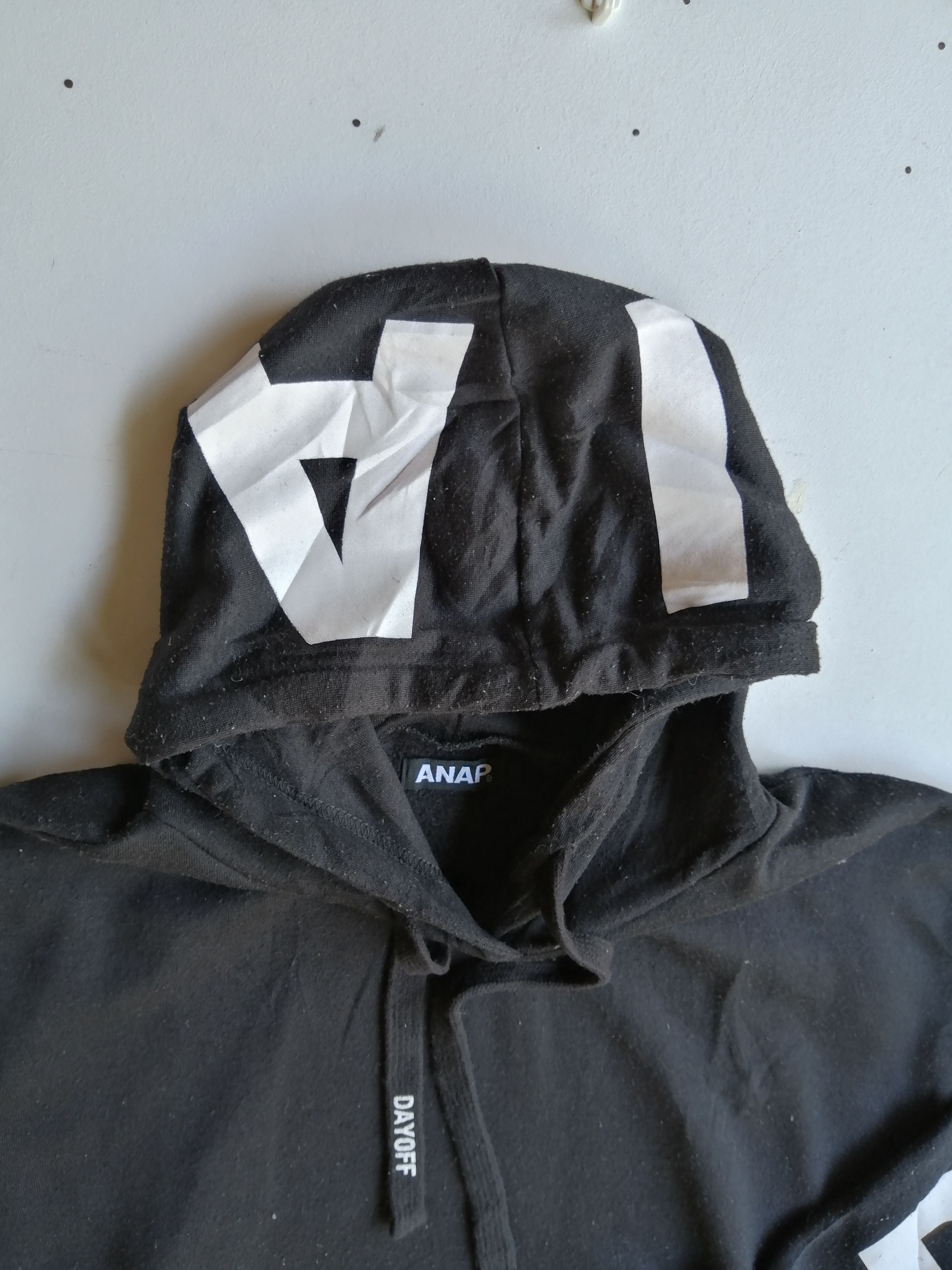 Designer × Vintage Vintage ANAP Hoodie Big Logo Sweatshirt Size US XXL / EU 58 / 5 - 4 Thumbnail