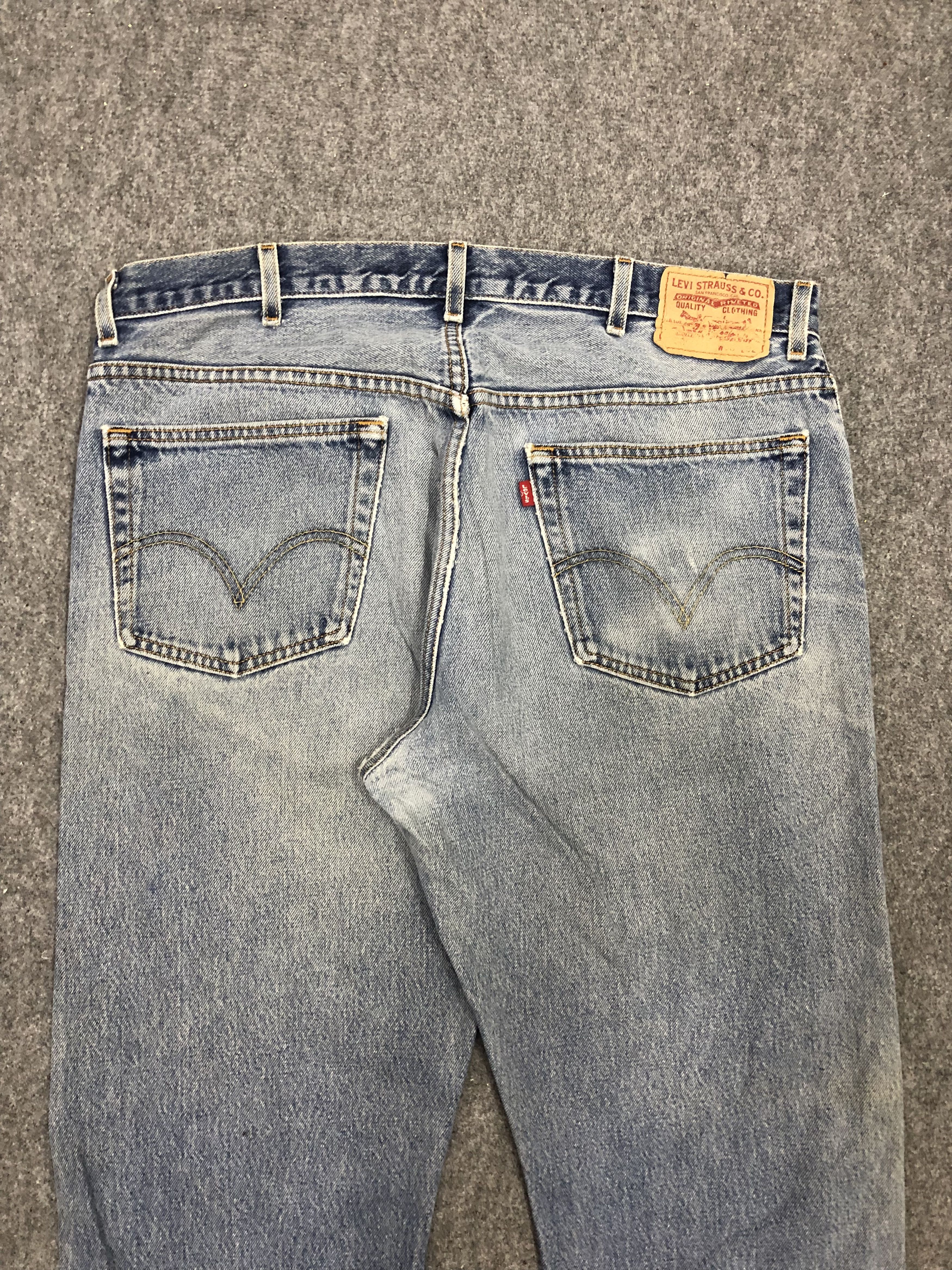 Levi's Vintage Levis 505 Light Blue Jeans DP1286 Size US 39 - 4 Thumbnail