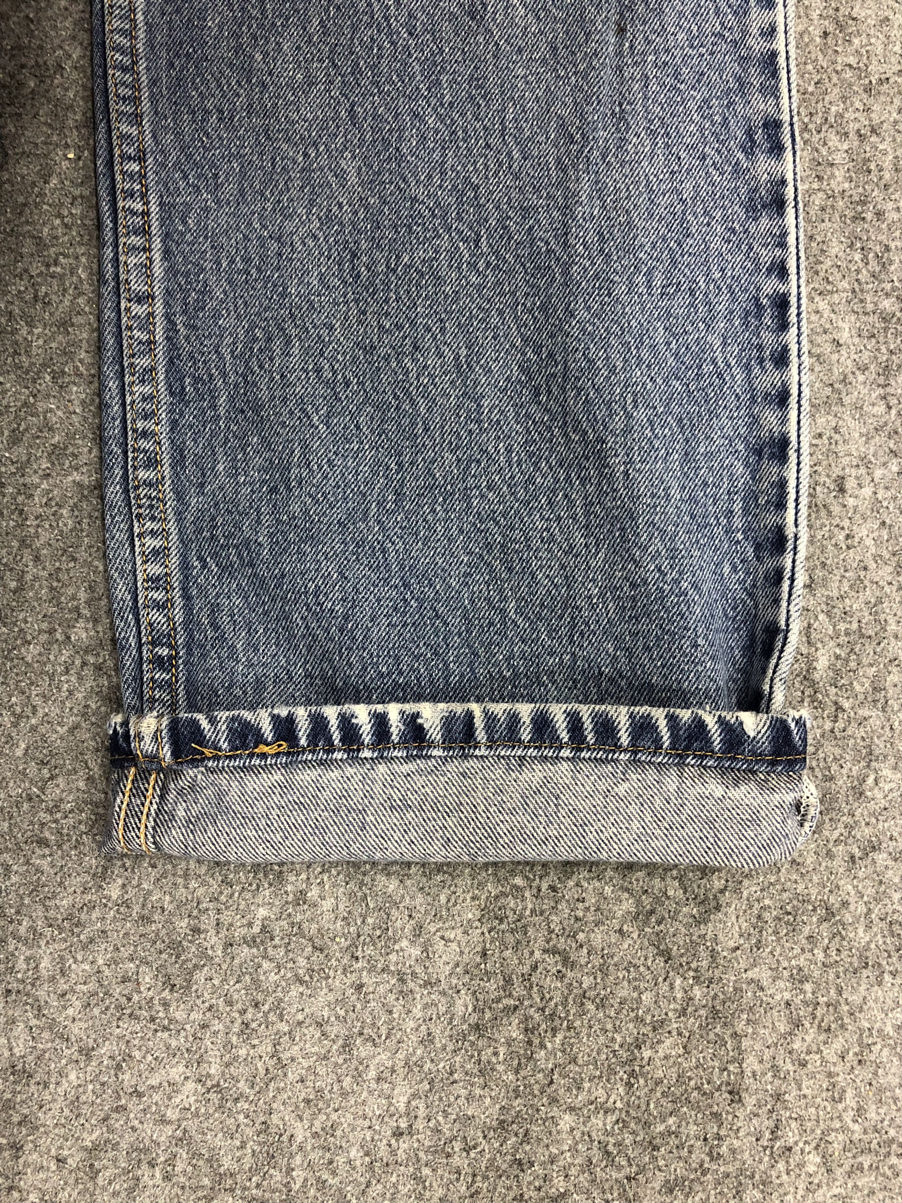 Levi's Vintage Levis 505 Light Blue Jeans DP1286 Size US 39 - 13 Thumbnail