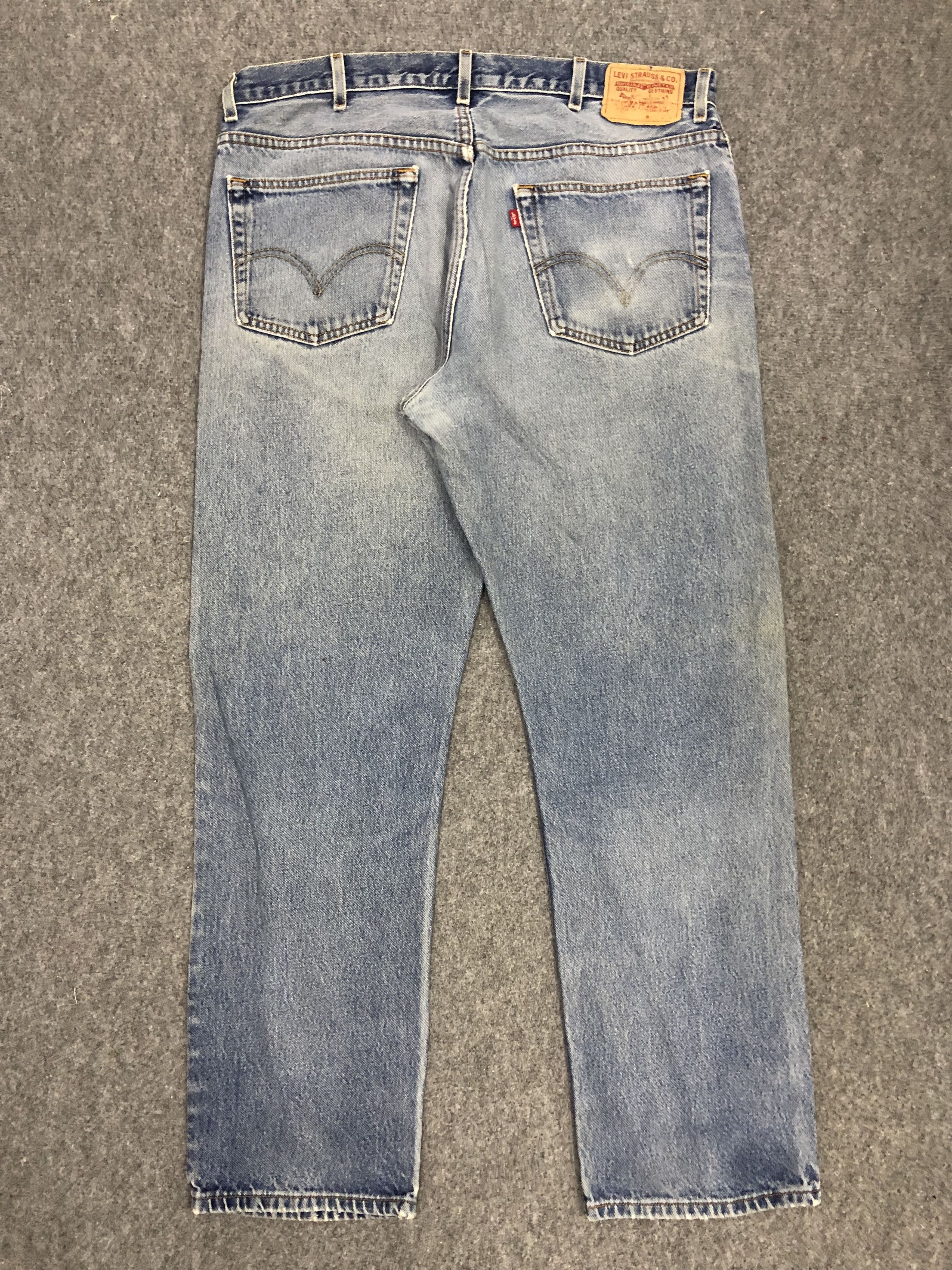 Levi's Vintage Levis 505 Light Blue Jeans DP1286 Size US 39 - 3 Thumbnail